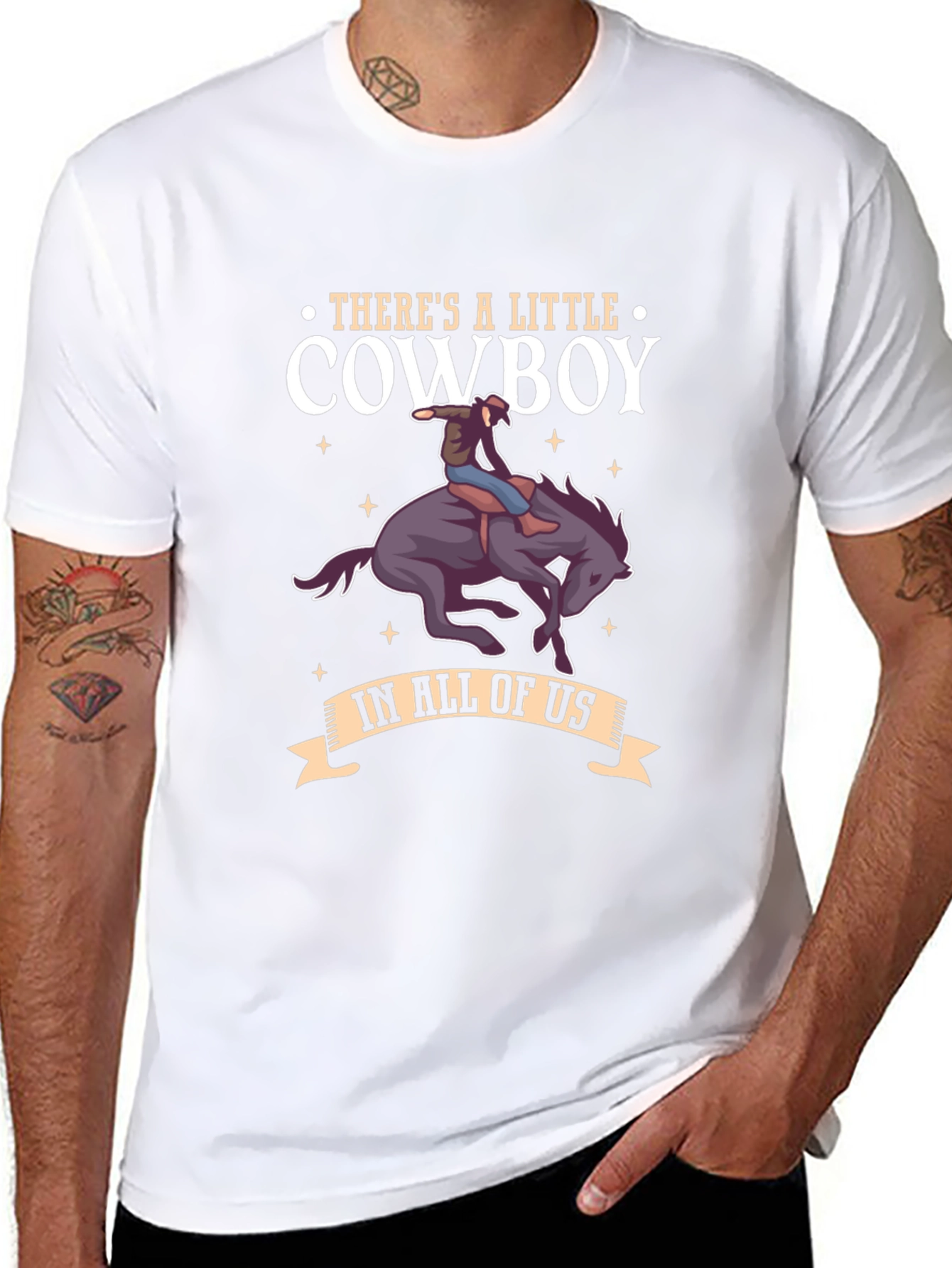 Cowboy Rider Graphic T-Shirt - Unisex