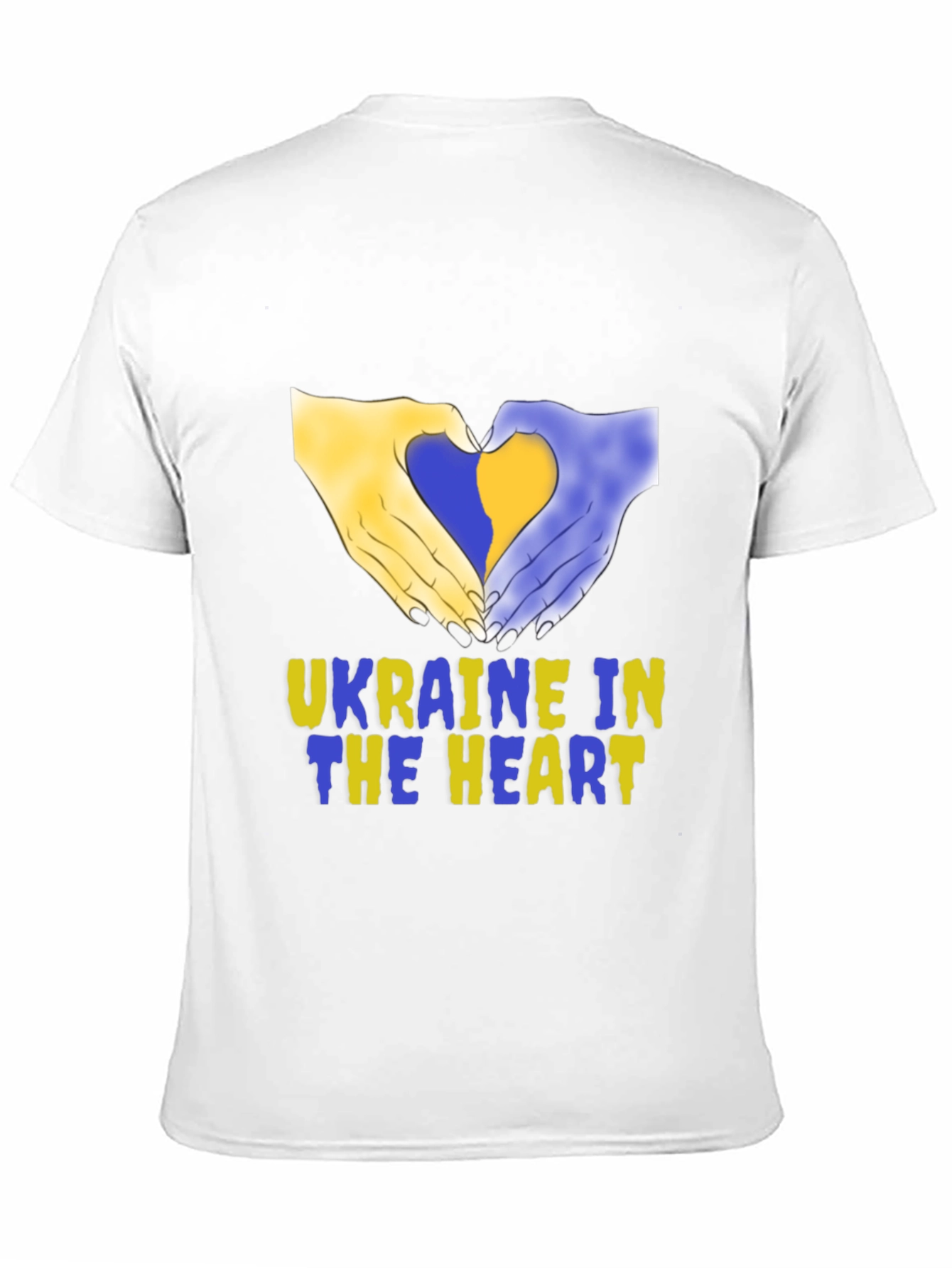 Ukraine in Heart T-Shirt - Support Ukraine
