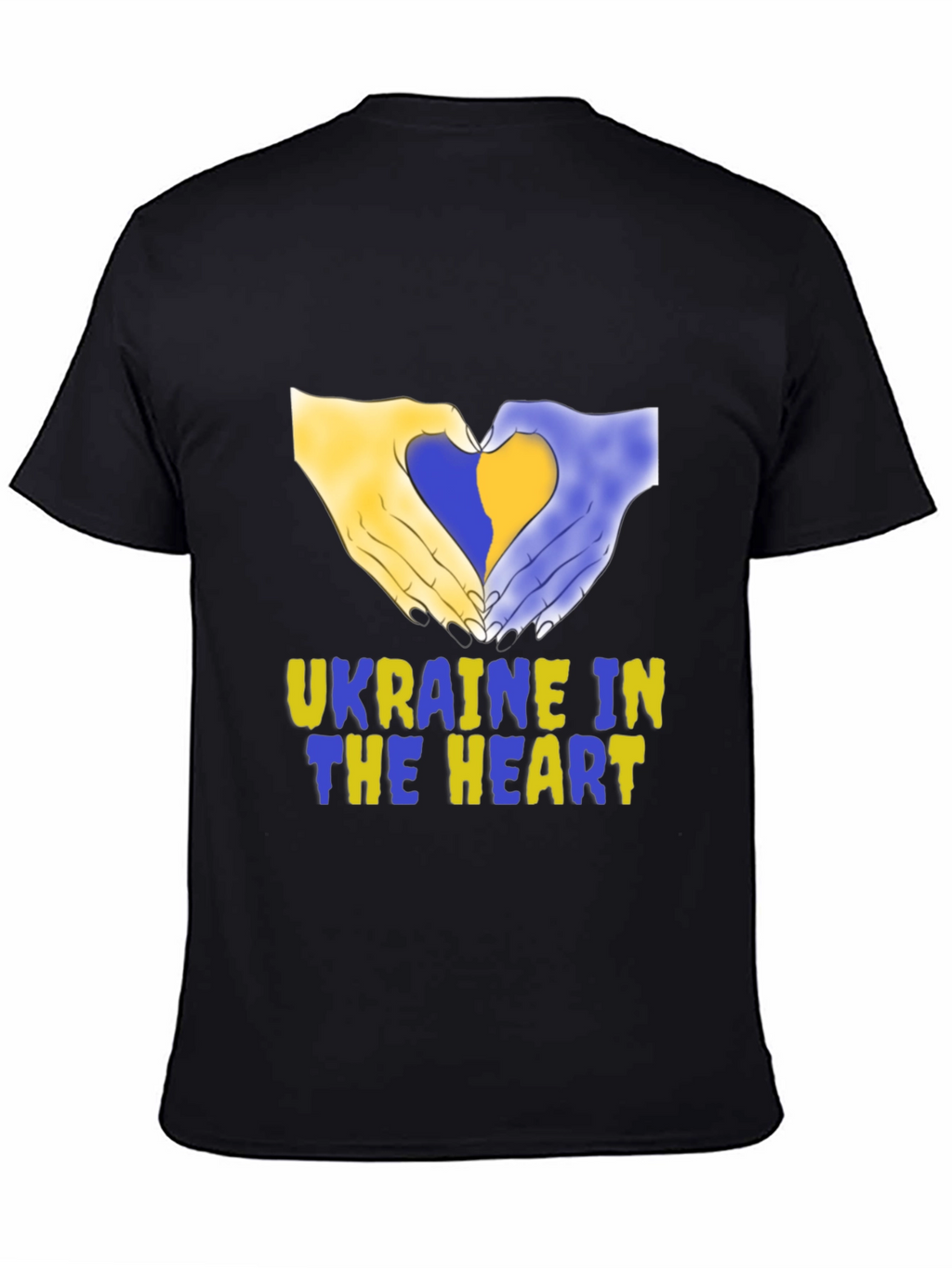 Ukraine in Heart T-Shirt - Support Ukraine
