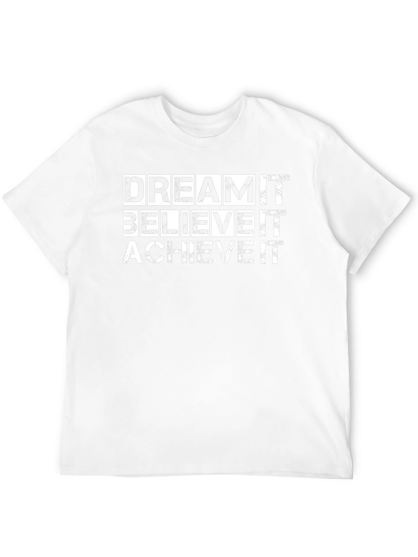Dream Believe Achieve Graphic Tee - Black T-Shirt
