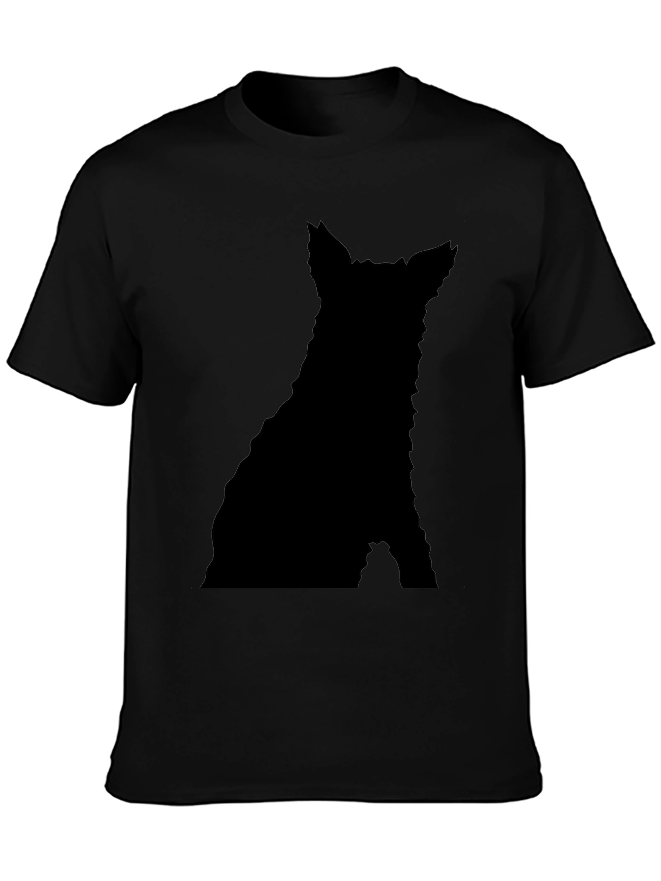 Black Dog Silhouette T-Shirt