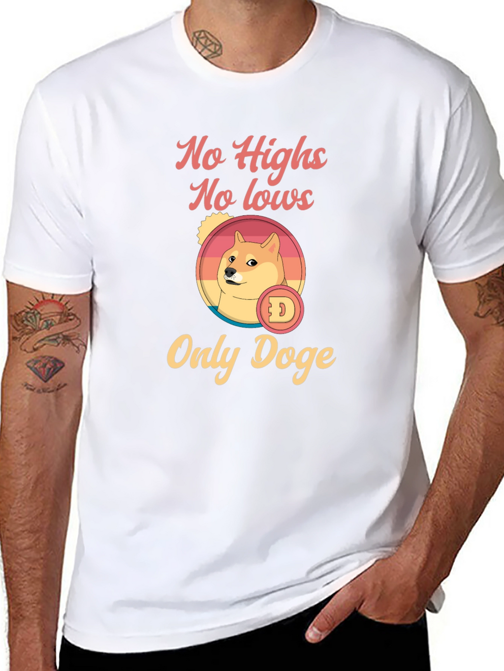 No Highs No Lows Only Doge Graphic T-Shirt