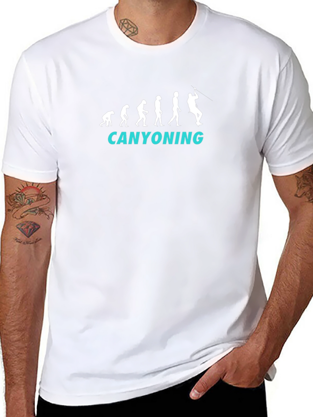 Canyoning Evolution Graphic Print Tee