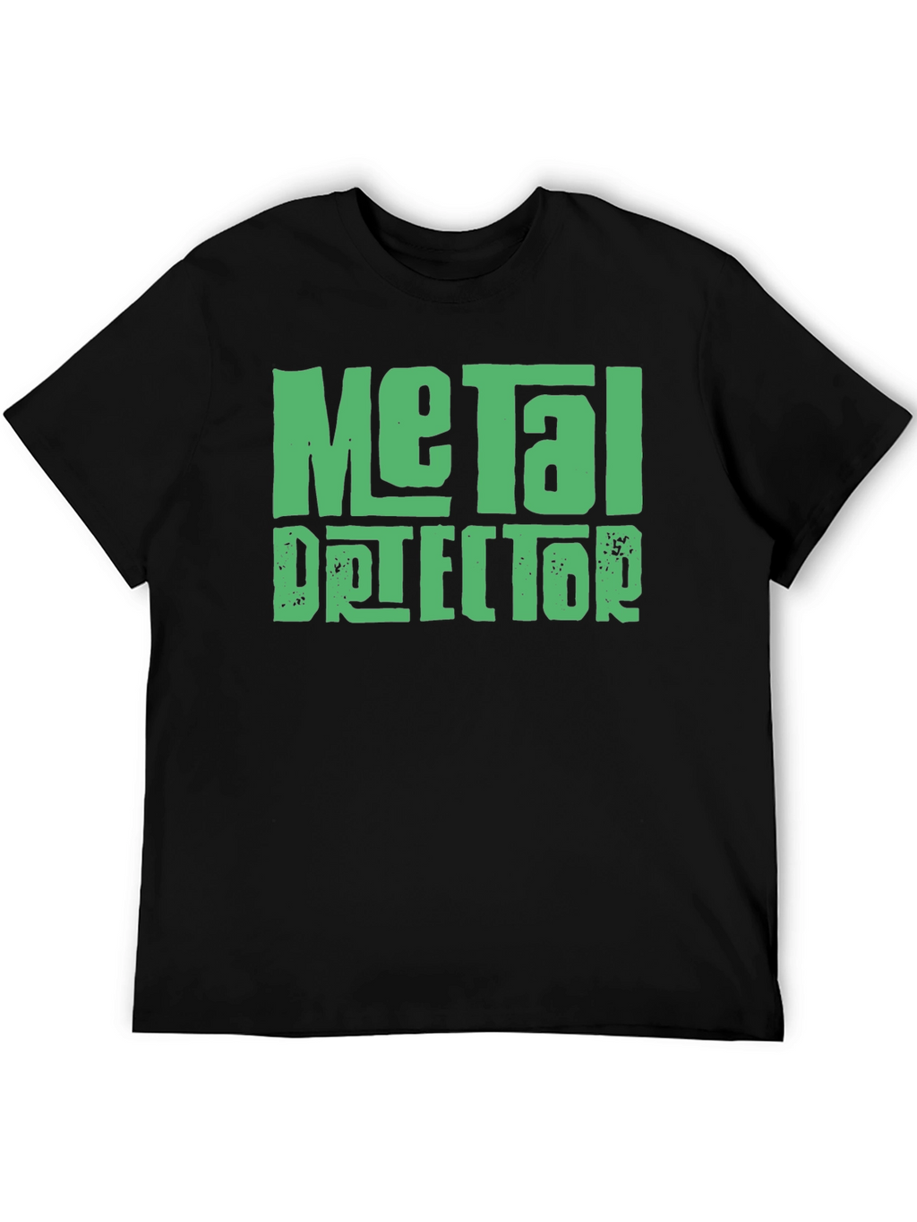 Metal Detector Graphic Tee - Black T-Shirt