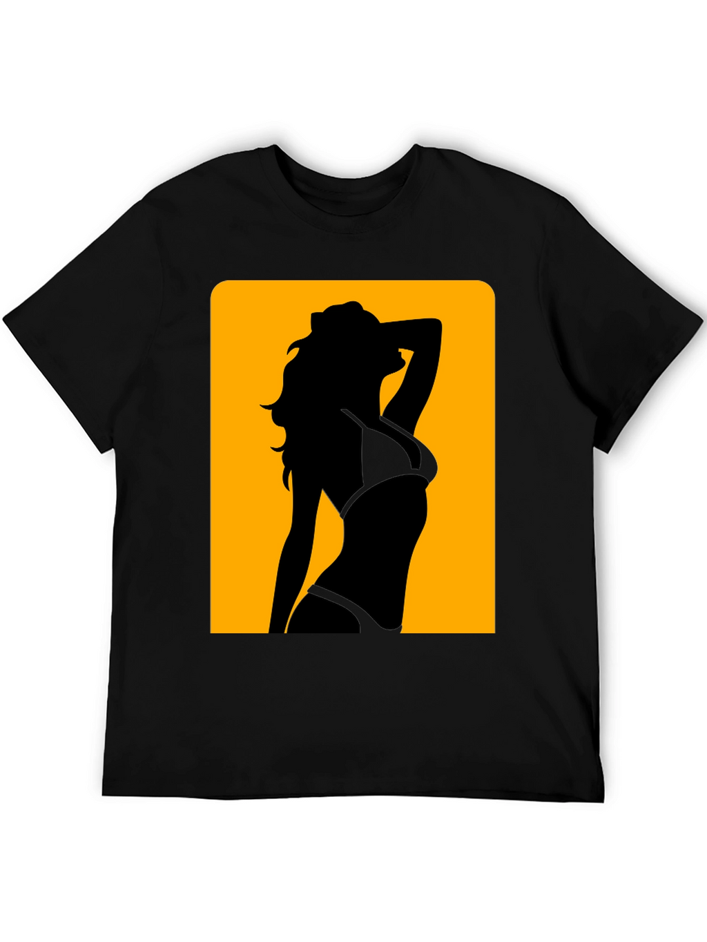Silhouette Woman Graphic Tee - Modern Design