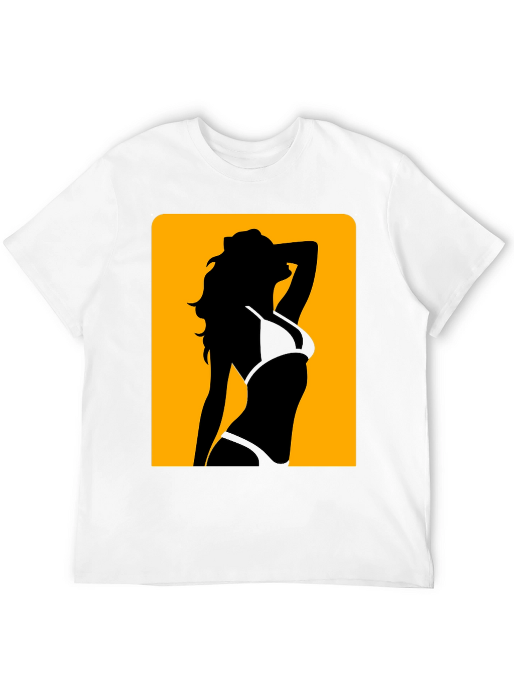 Silhouette Woman Graphic Tee - Modern Design