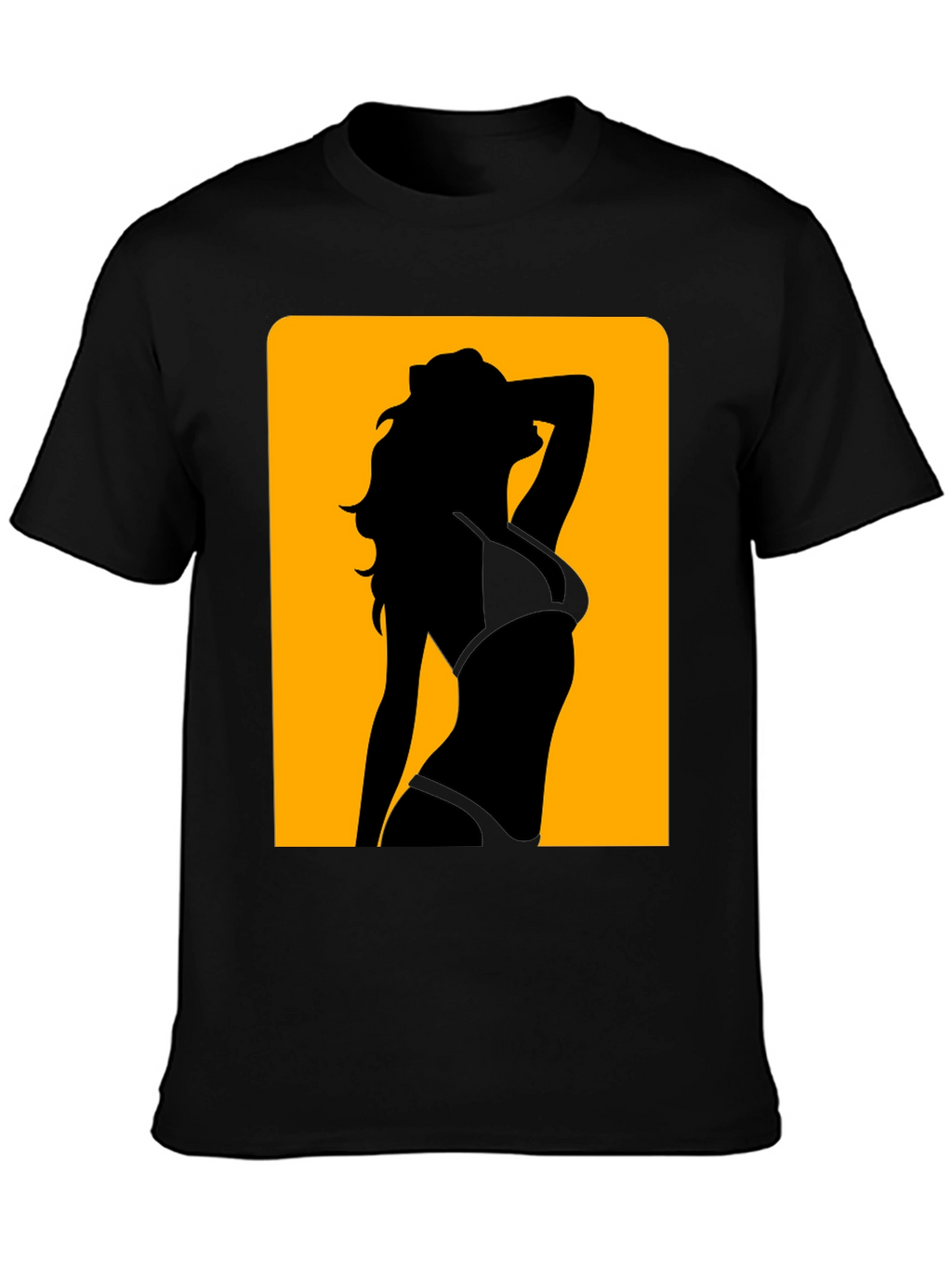 Silhouette Woman Graphic Tee - Modern Design