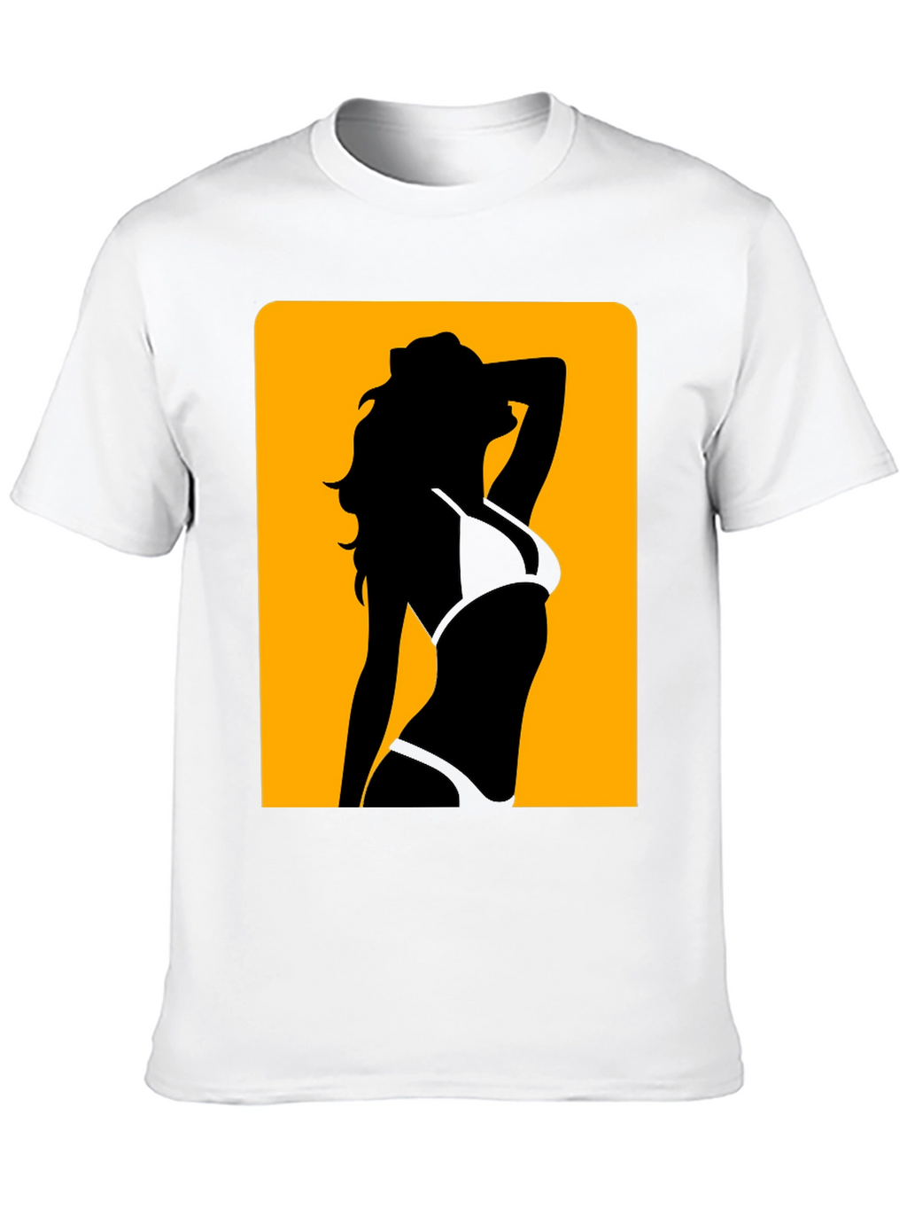 Silhouette Woman Graphic Tee - Modern Design