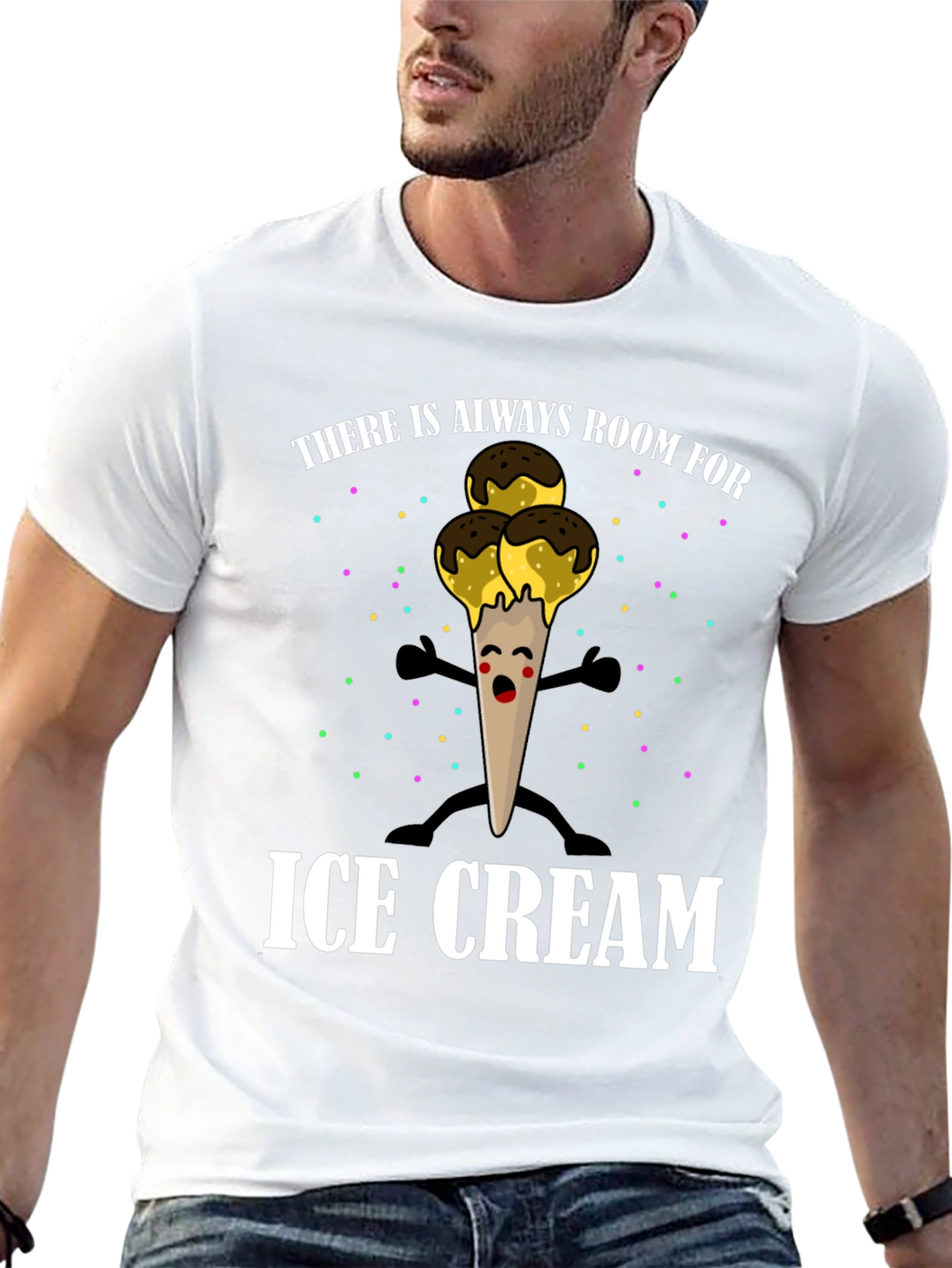 Ice Cream Graphic T-Shirt - Always Room!