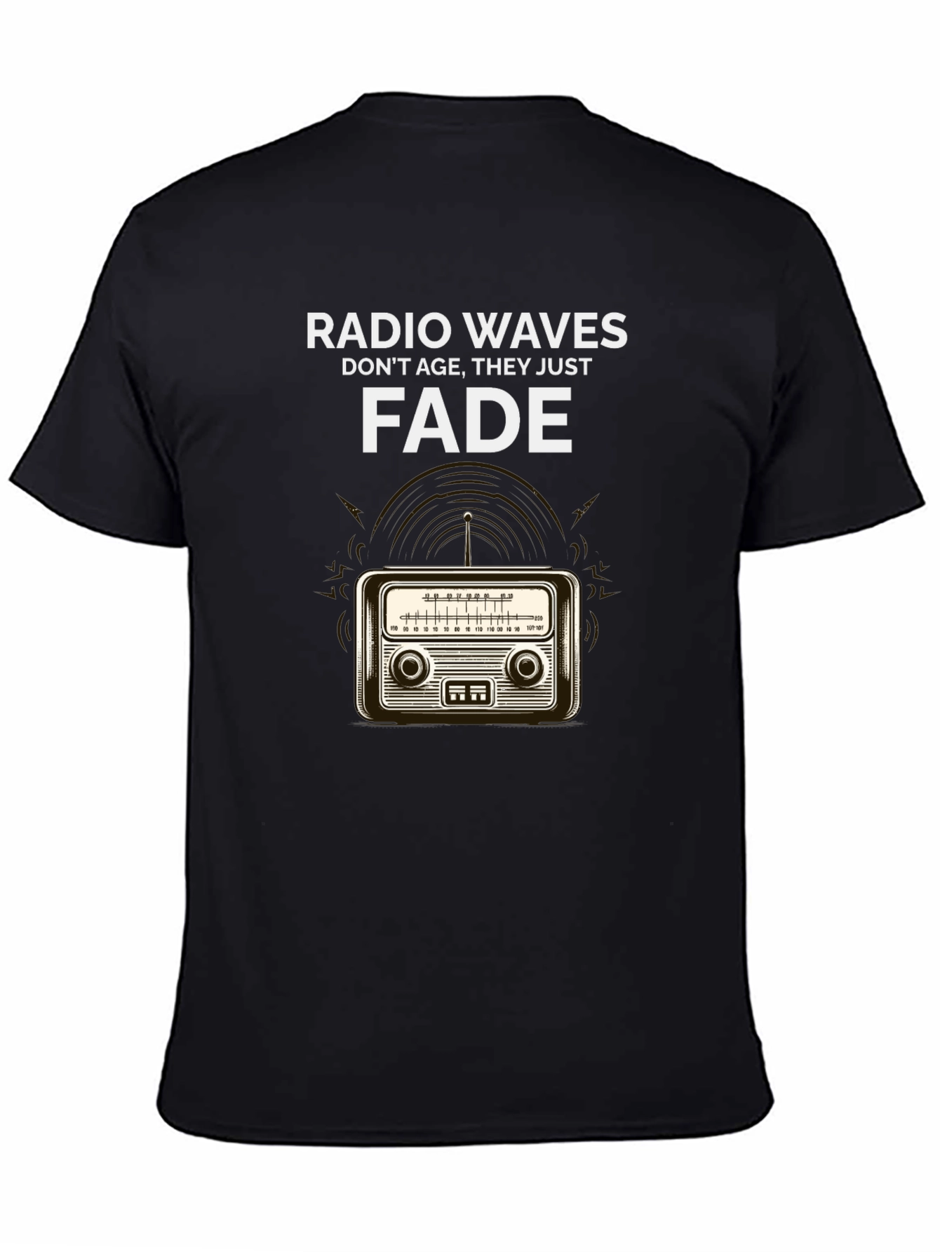 Radio Waves T-Shirt: Vintage Inspired Graphic Tee
