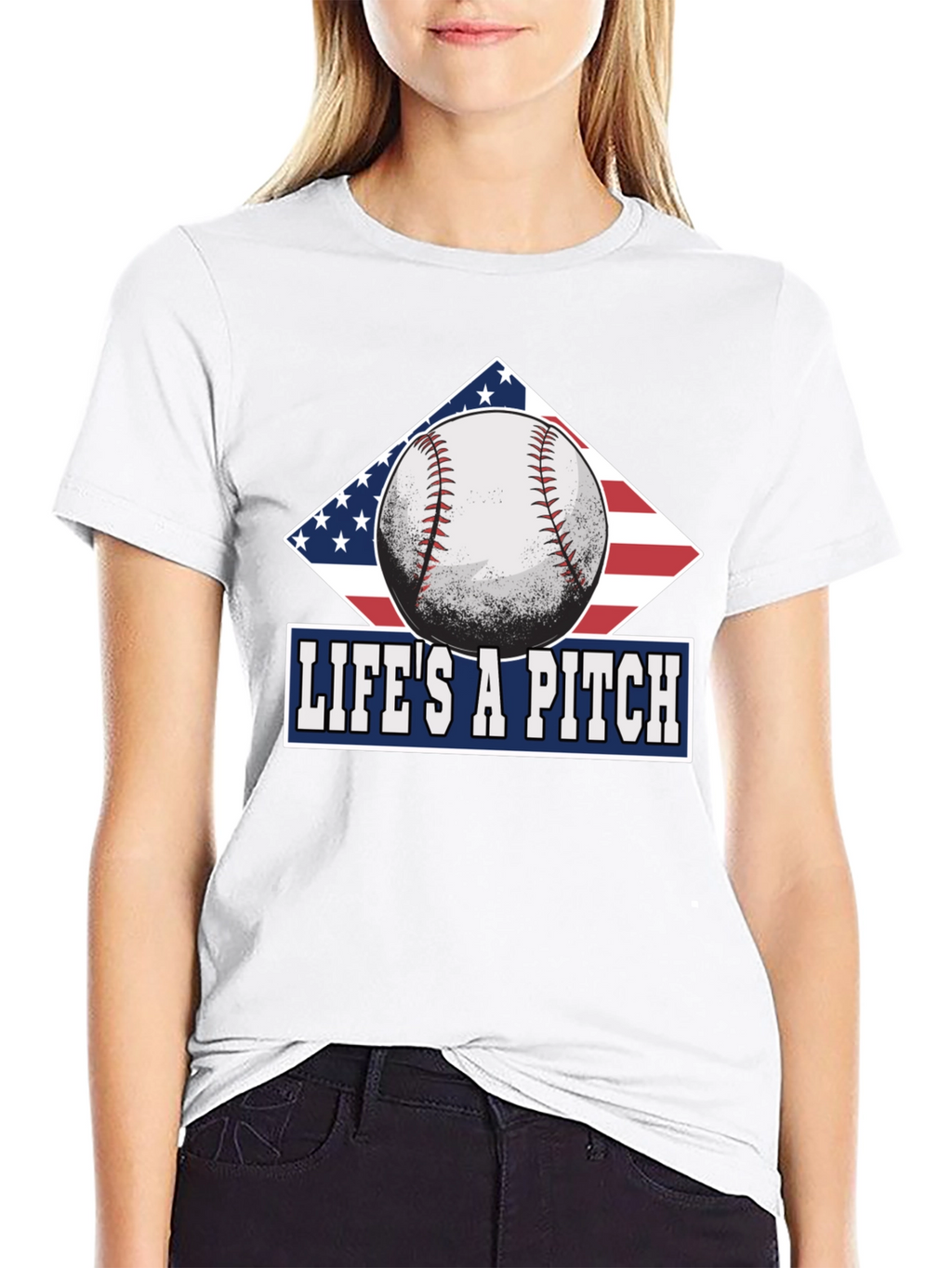 Lifes A Pitch Baseball T-Shirt