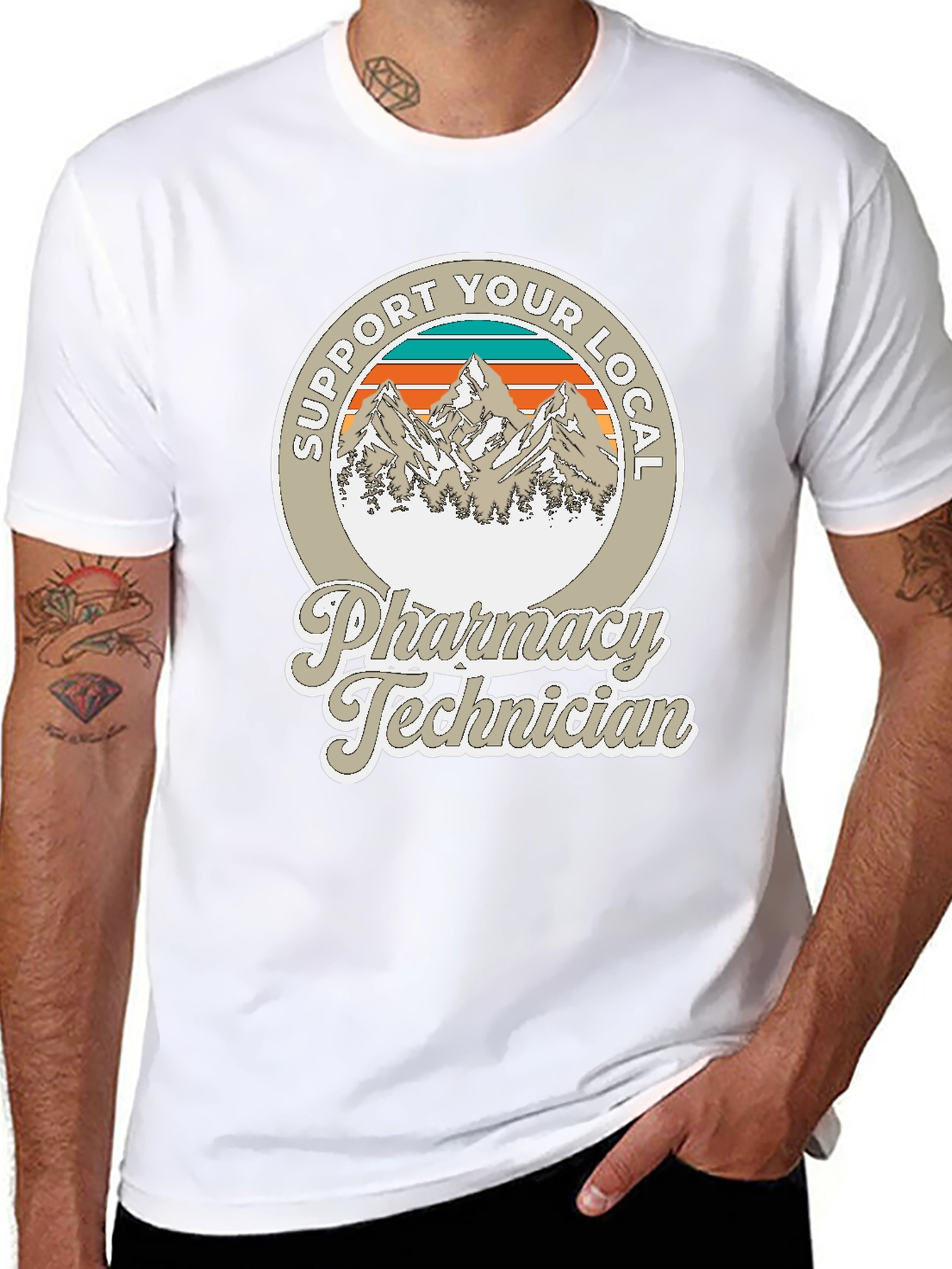 Support Your Local Pharmacy Technician T-Shirt