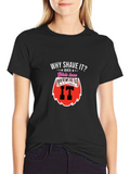 Why Shave It? Funny Beard T-Shirt