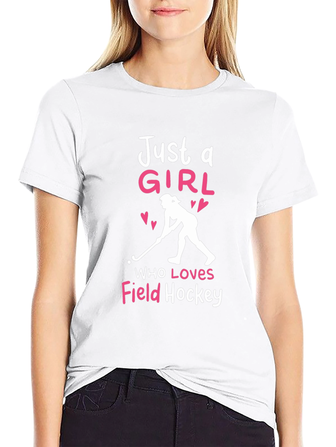 Just a Girl Who Loves Field Hockey T-Shirt