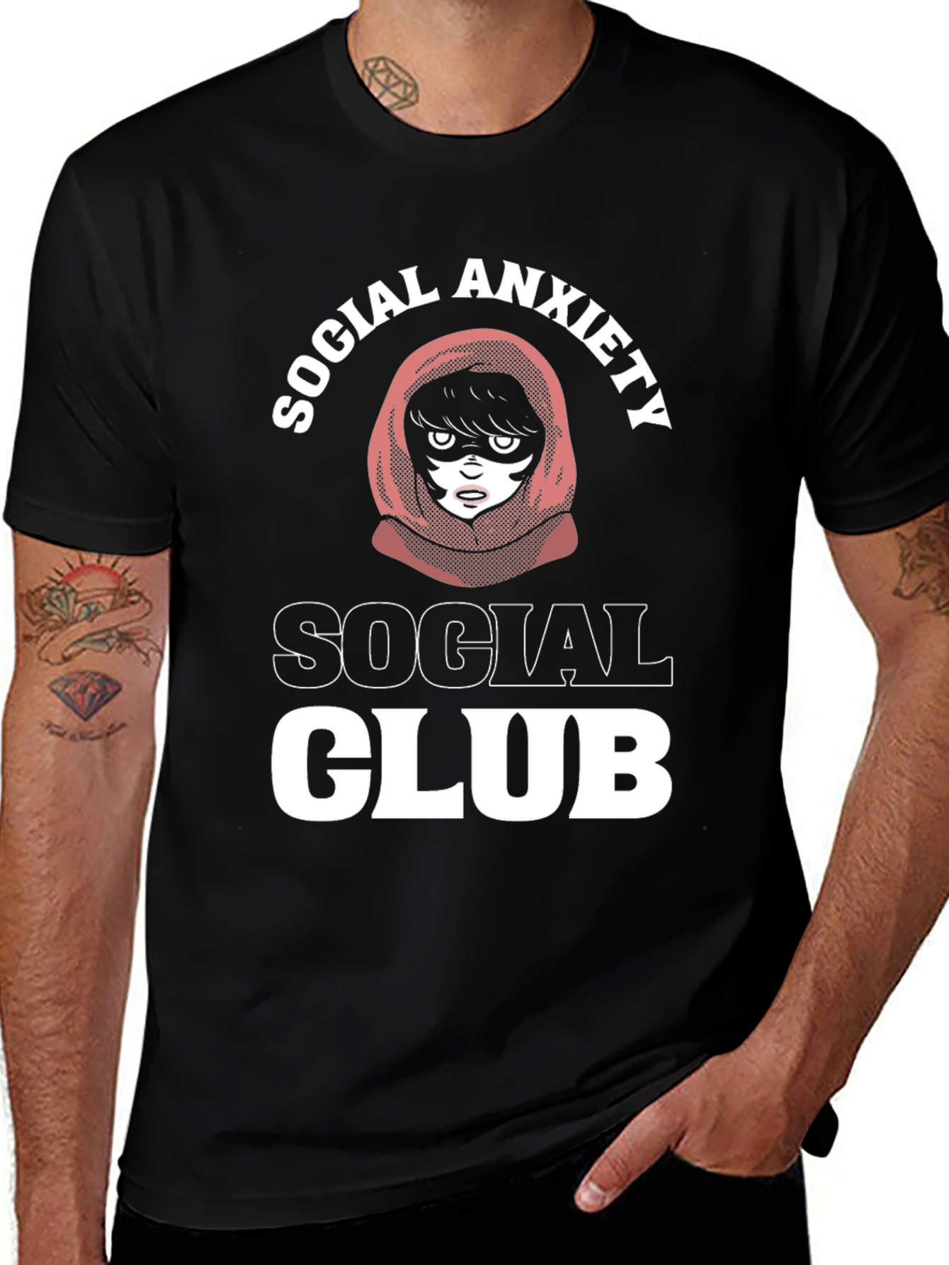Social Anxiety Club Graphic Tee