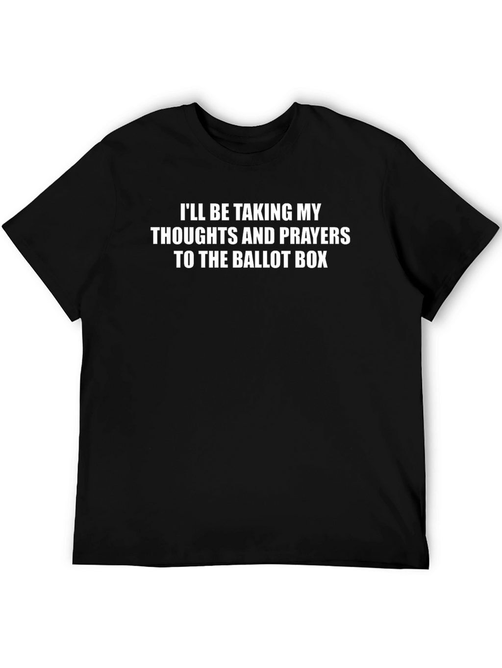 Thoughts Prayers Ballot Box Graphic Tee
