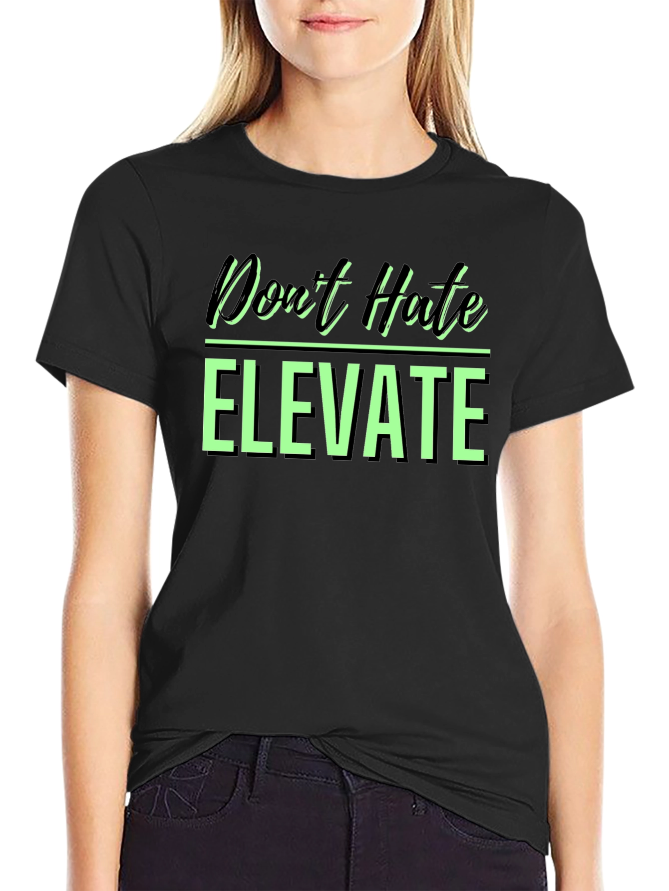Elevate Graphic Tee - Black