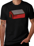 Red Shed Graphic Tee - Black Casual Cotton T-Shirt