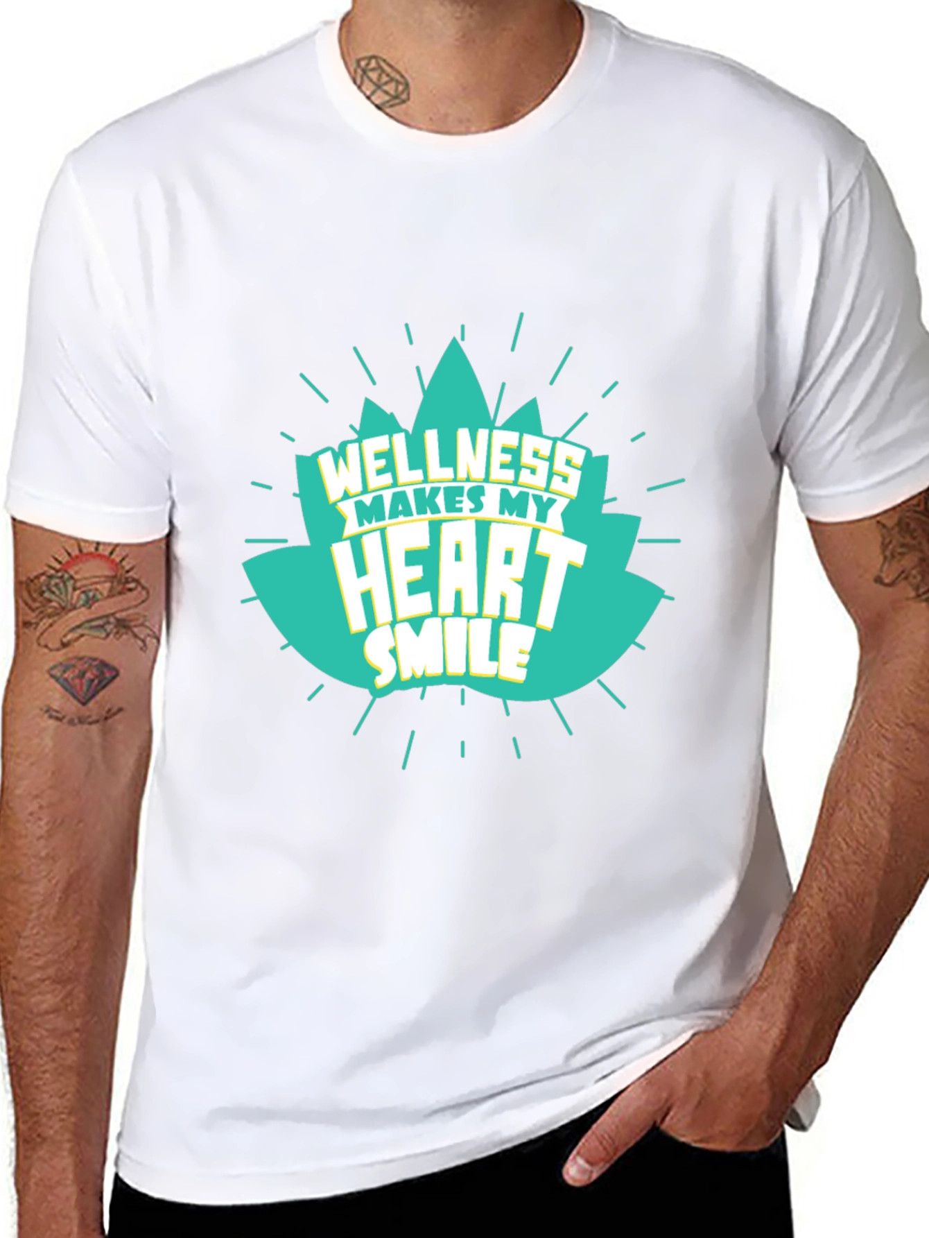 Wellness Makes My Heart Smile T-Shirt
