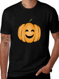 Smiling Pumpkin T-Shirt - Halloween Fun!