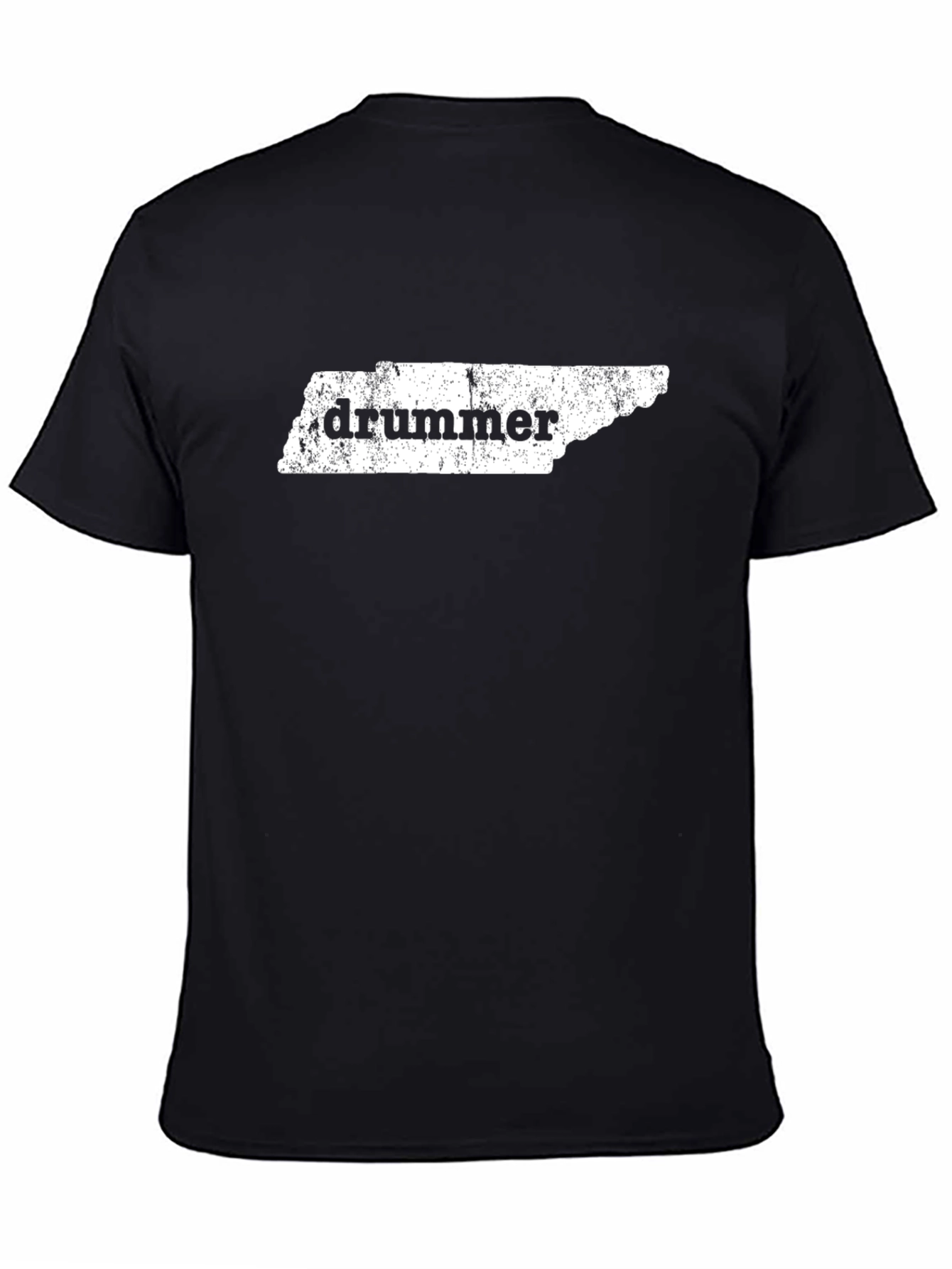 Tennessee Drummer Graphic T-Shirt - Black