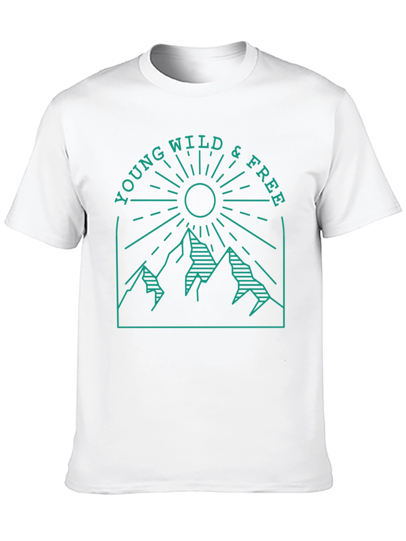 Young Wild & Free Graphic Tee - Black