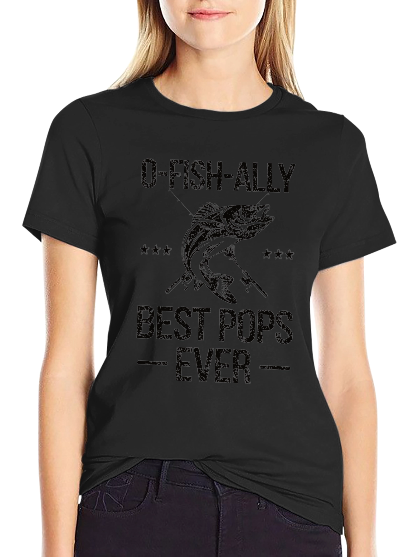 O-FISH-ALLY Best Pops Ever T-Shirt