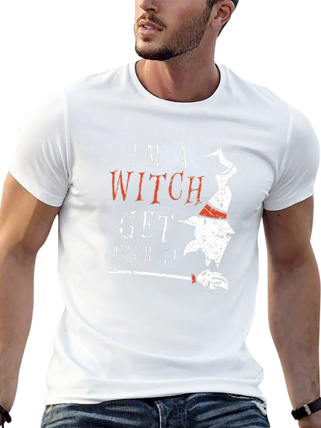 Witch Graphic Tee - Halloween T-Shirt