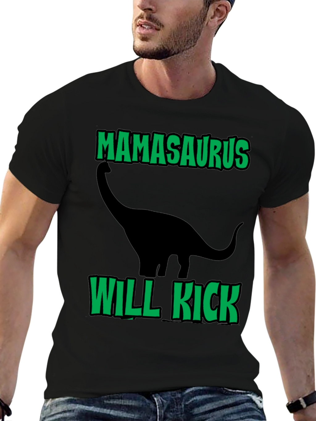 Mamasaurus Will Kick Shirt - Dinosaur Lover Tee