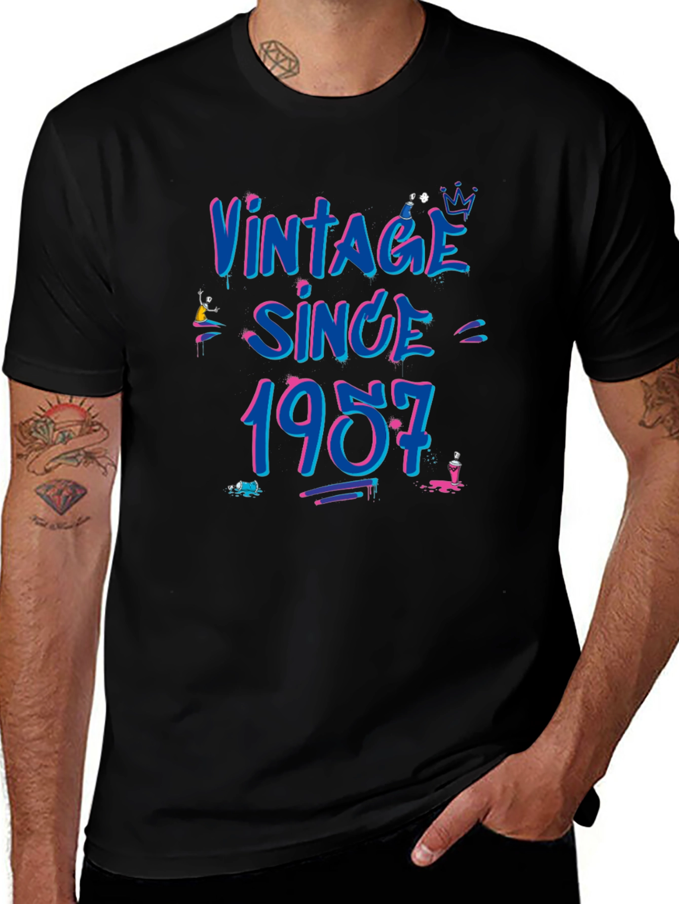 Vintage Since 1957 T-Shirt - Retro Birthday Gift