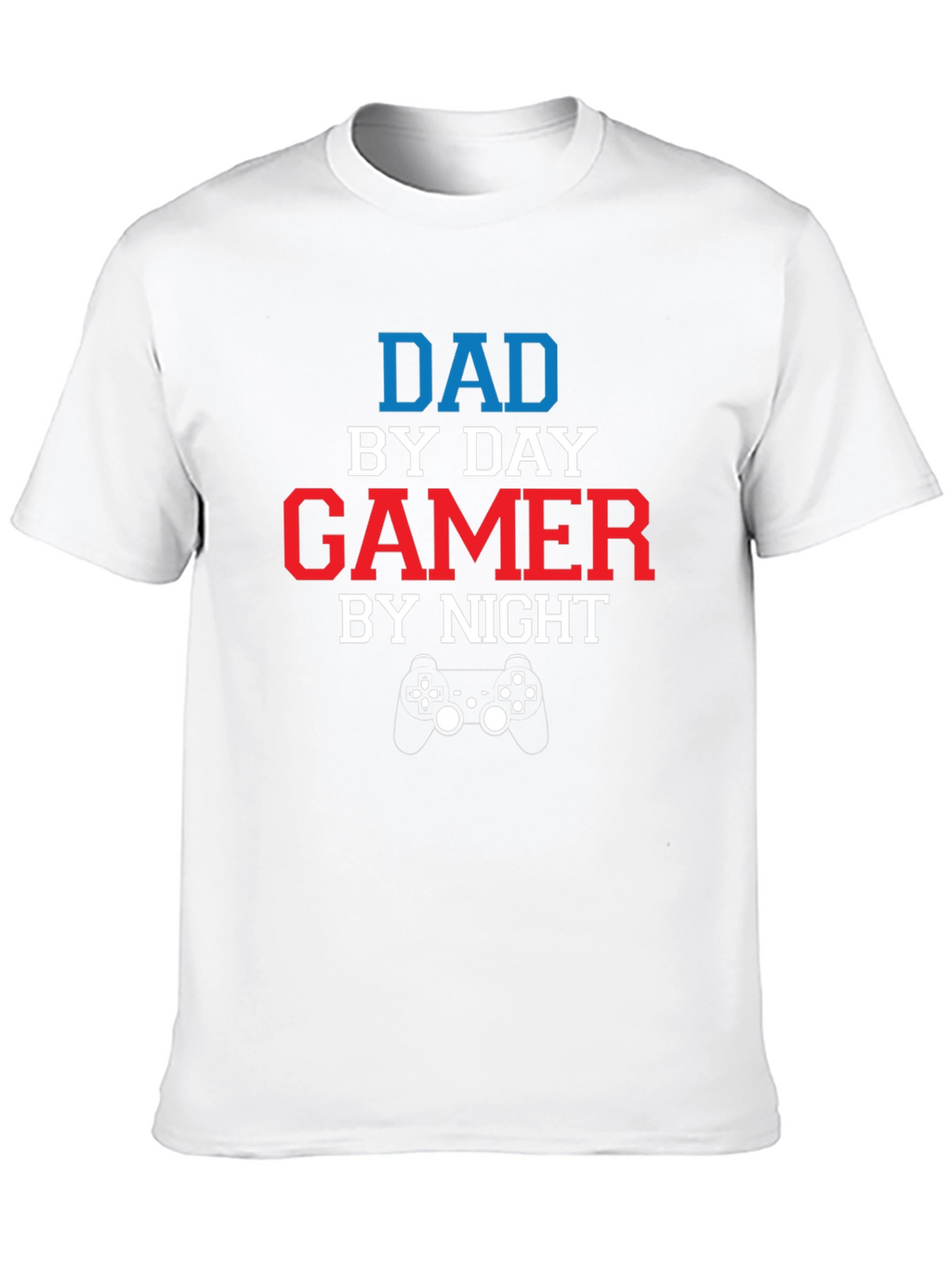 Dad by Day Gamer by Night Black T-Shirt