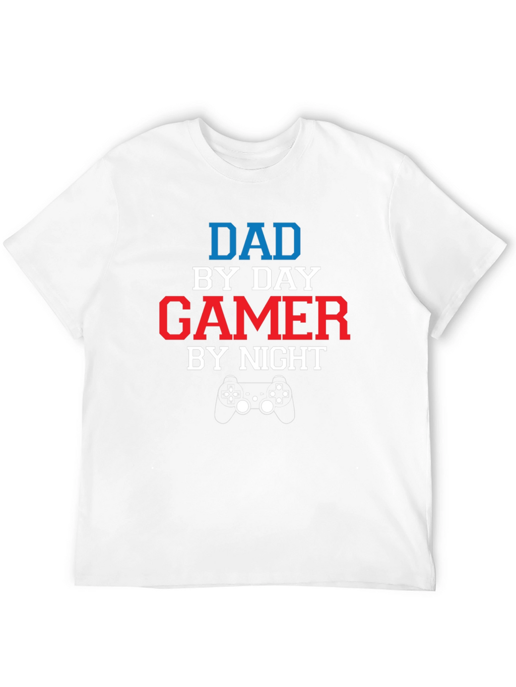 Dad by Day Gamer by Night Black T-Shirt