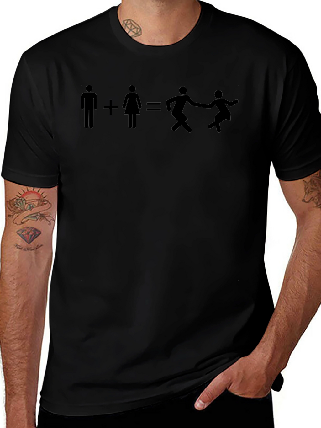 Man + Woman = Dancing T-Shirt