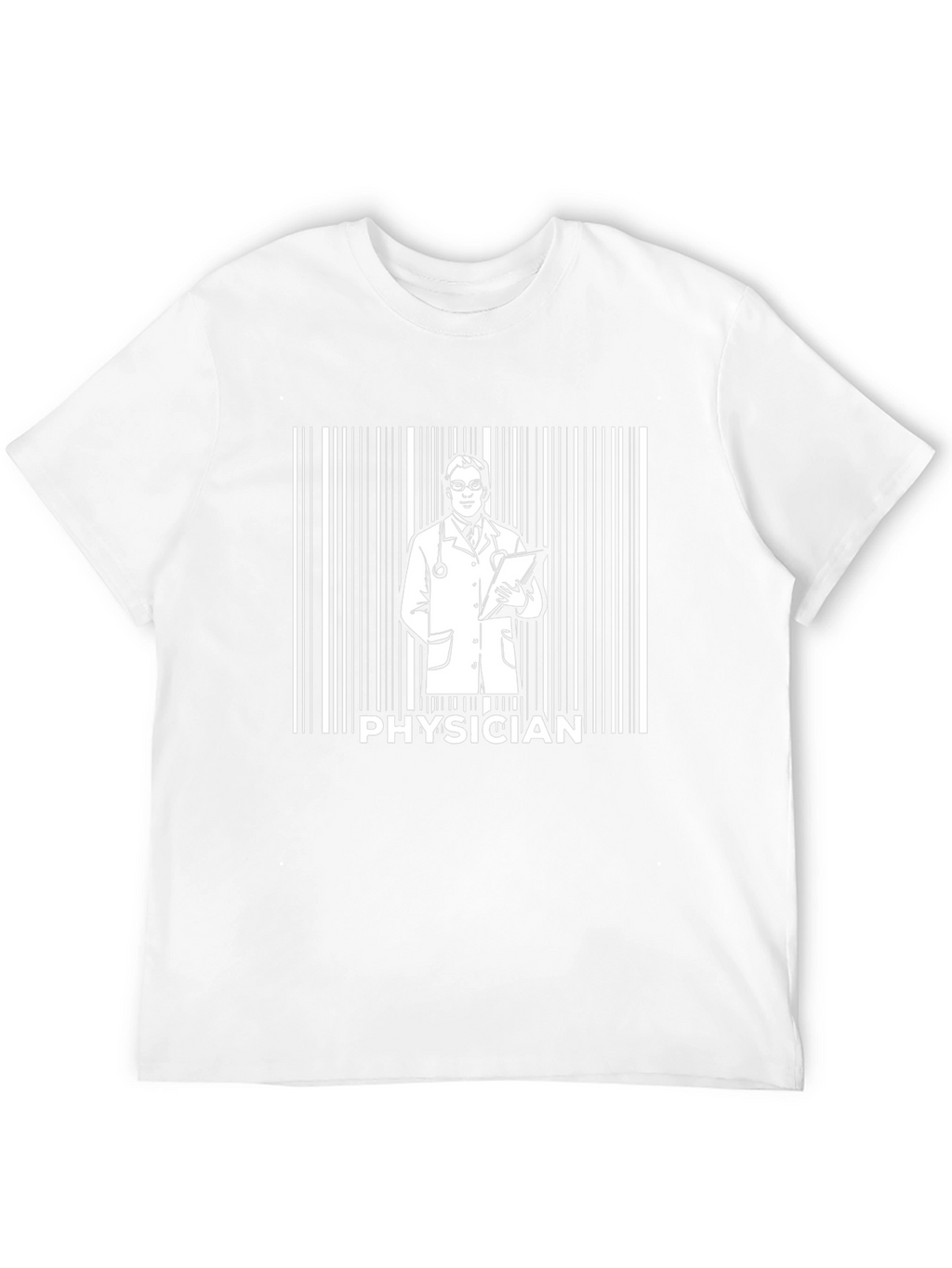 Physician Barcode Graphic Tee - Medical Doctor Shirt