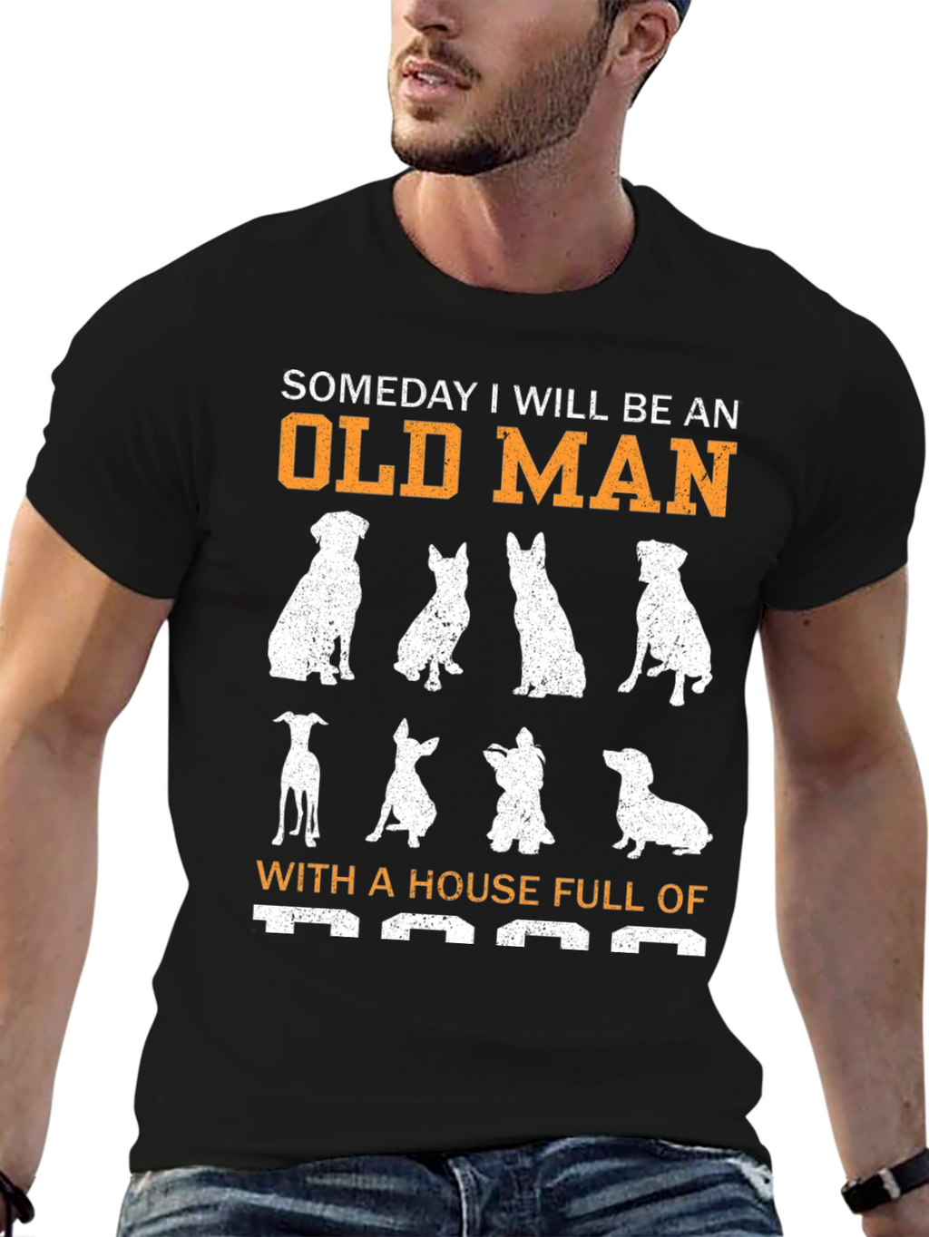 Funny Dog Lover T-Shirt - Someday Old Man Design