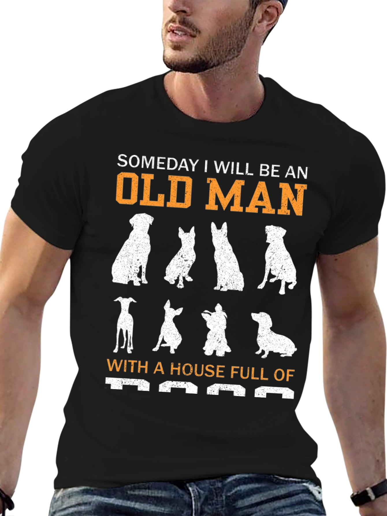 Funny Dog Lover T-Shirt - Someday Old Man Design