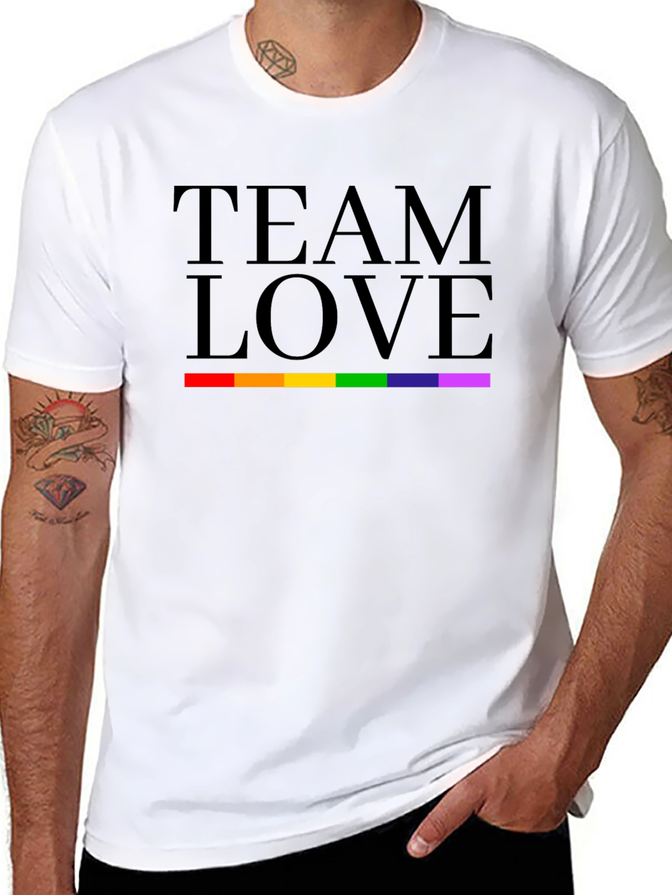 Team Love Pride Rainbow T-Shirt