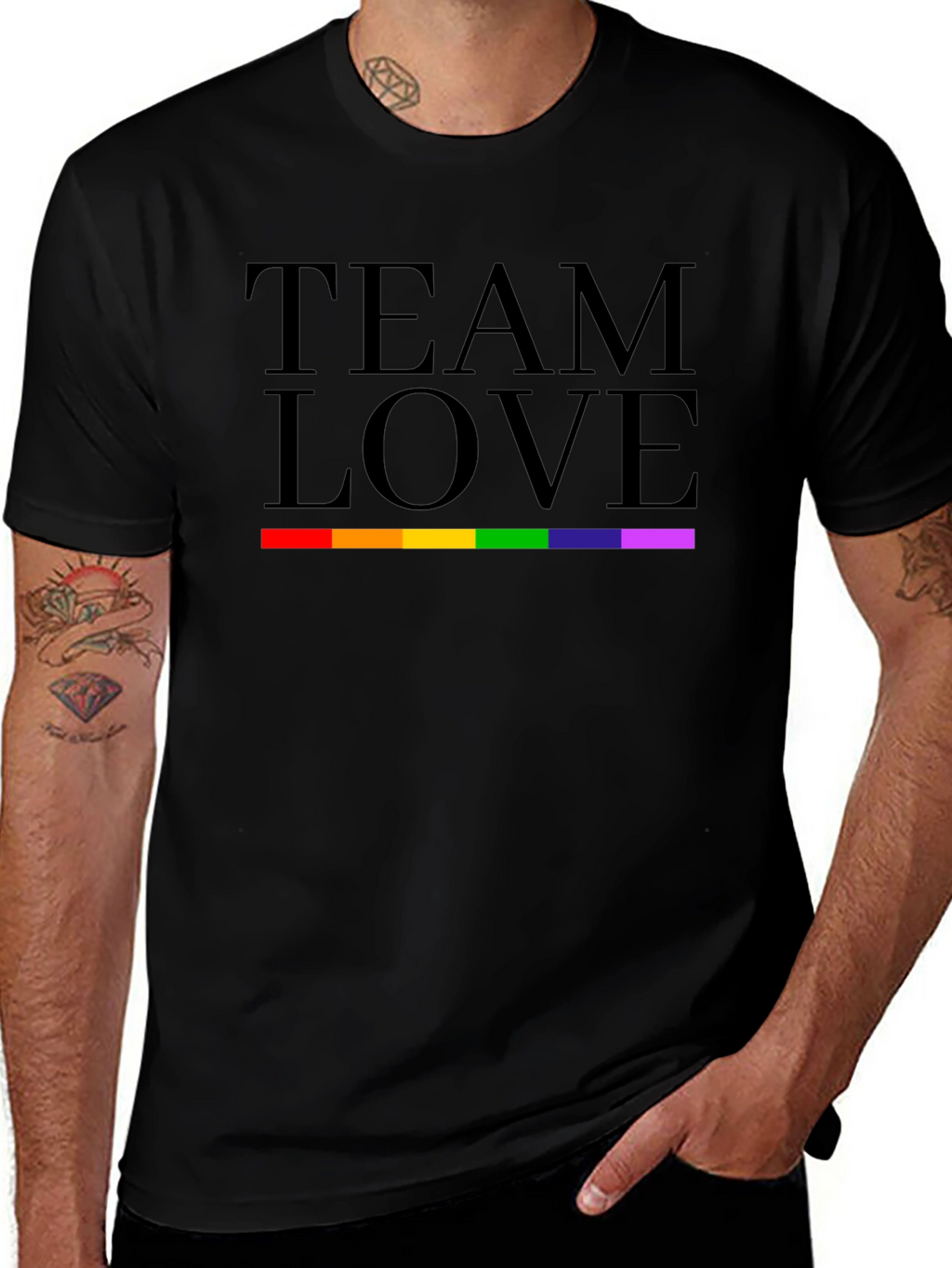 Team Love Pride Rainbow T-Shirt