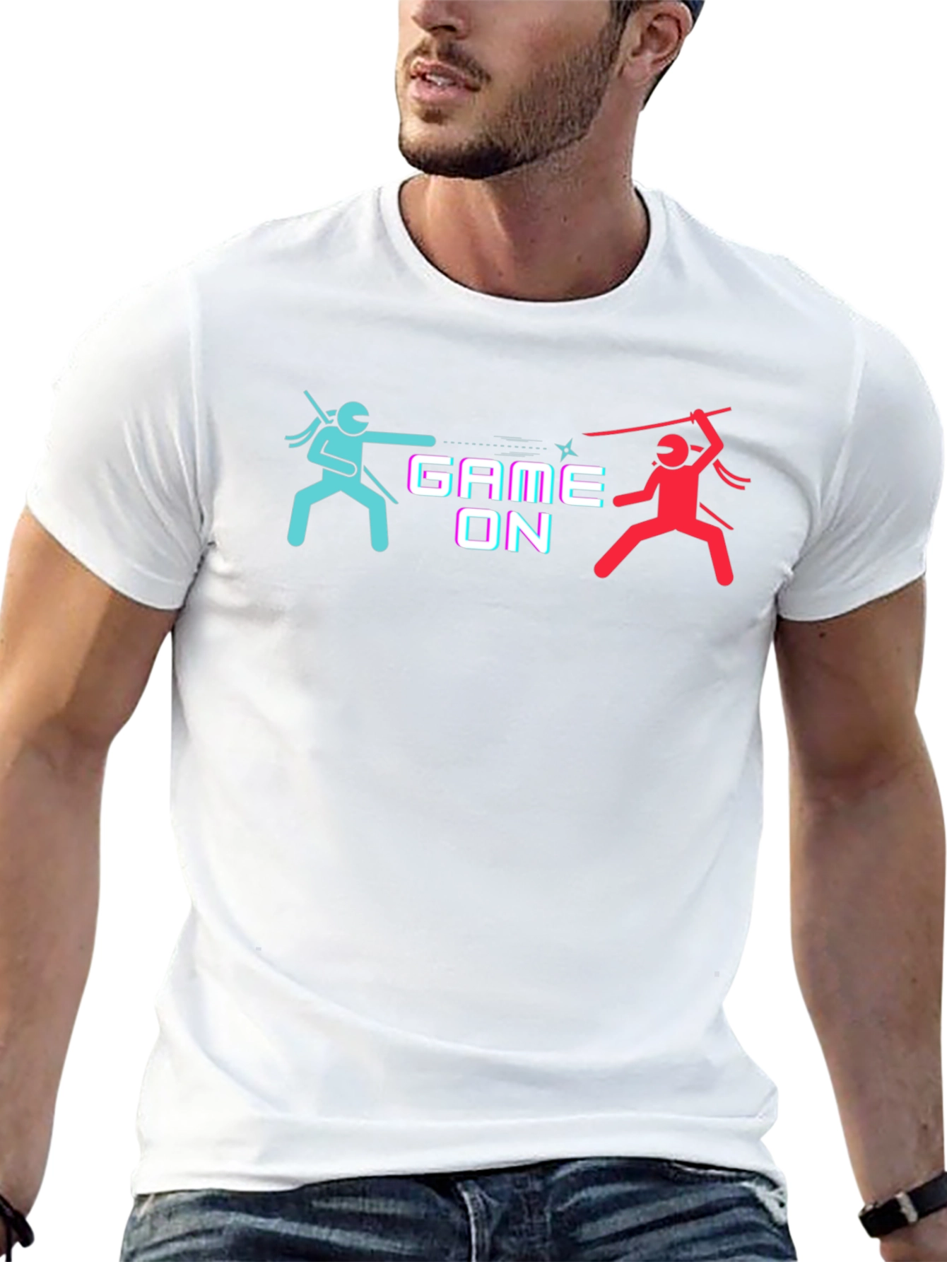 Game On Ninja Graphic Tee