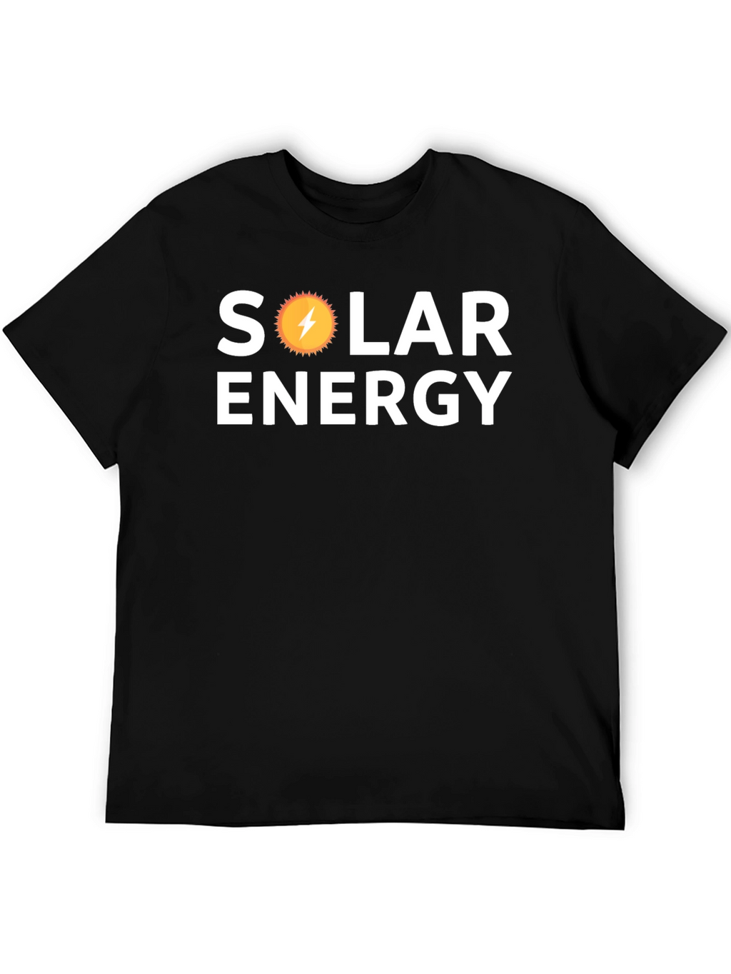 Solar Energy T-Shirt - Black Cotton Graphic Tee