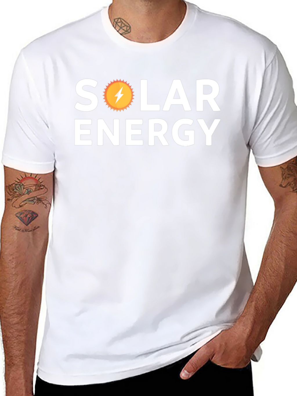 Solar Energy T-Shirt - Black Cotton Graphic Tee
