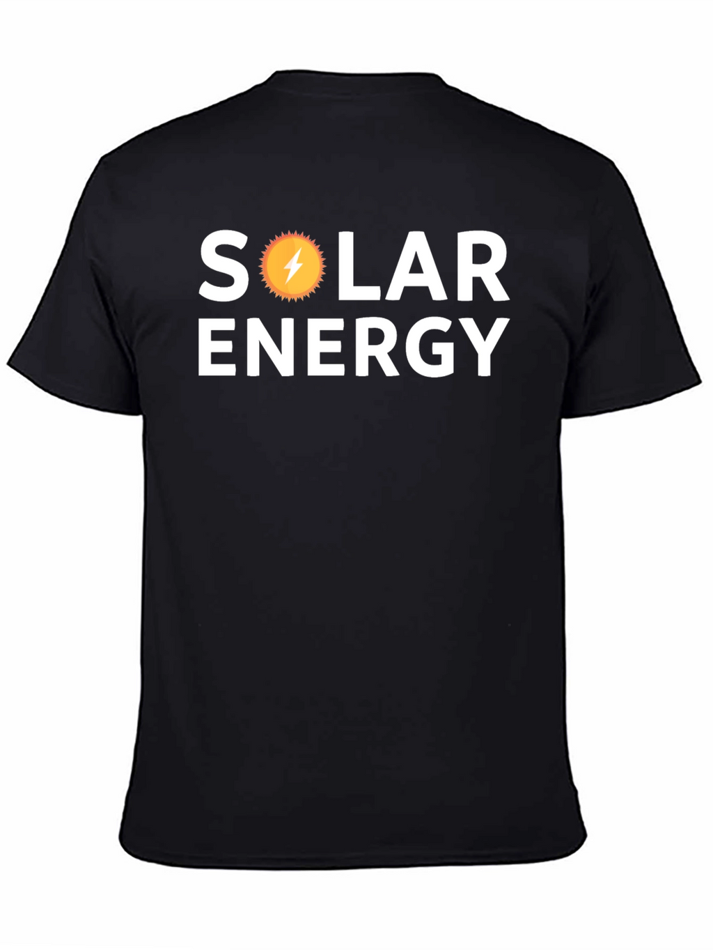 Solar Energy T-Shirt - Black Cotton Graphic Tee