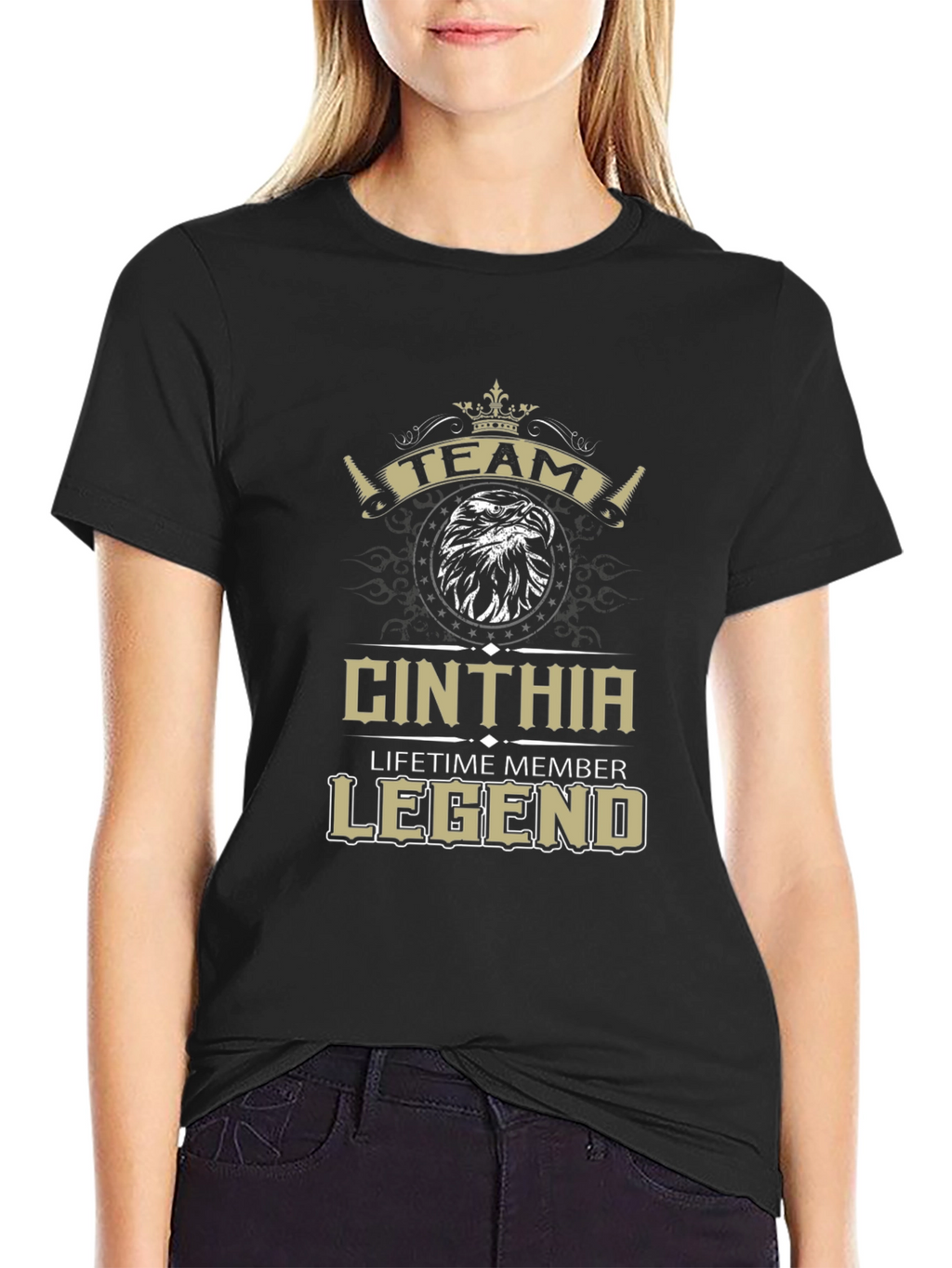 Cinthia Team Legend Tee - Lifetime Member Graphic T-Shirt