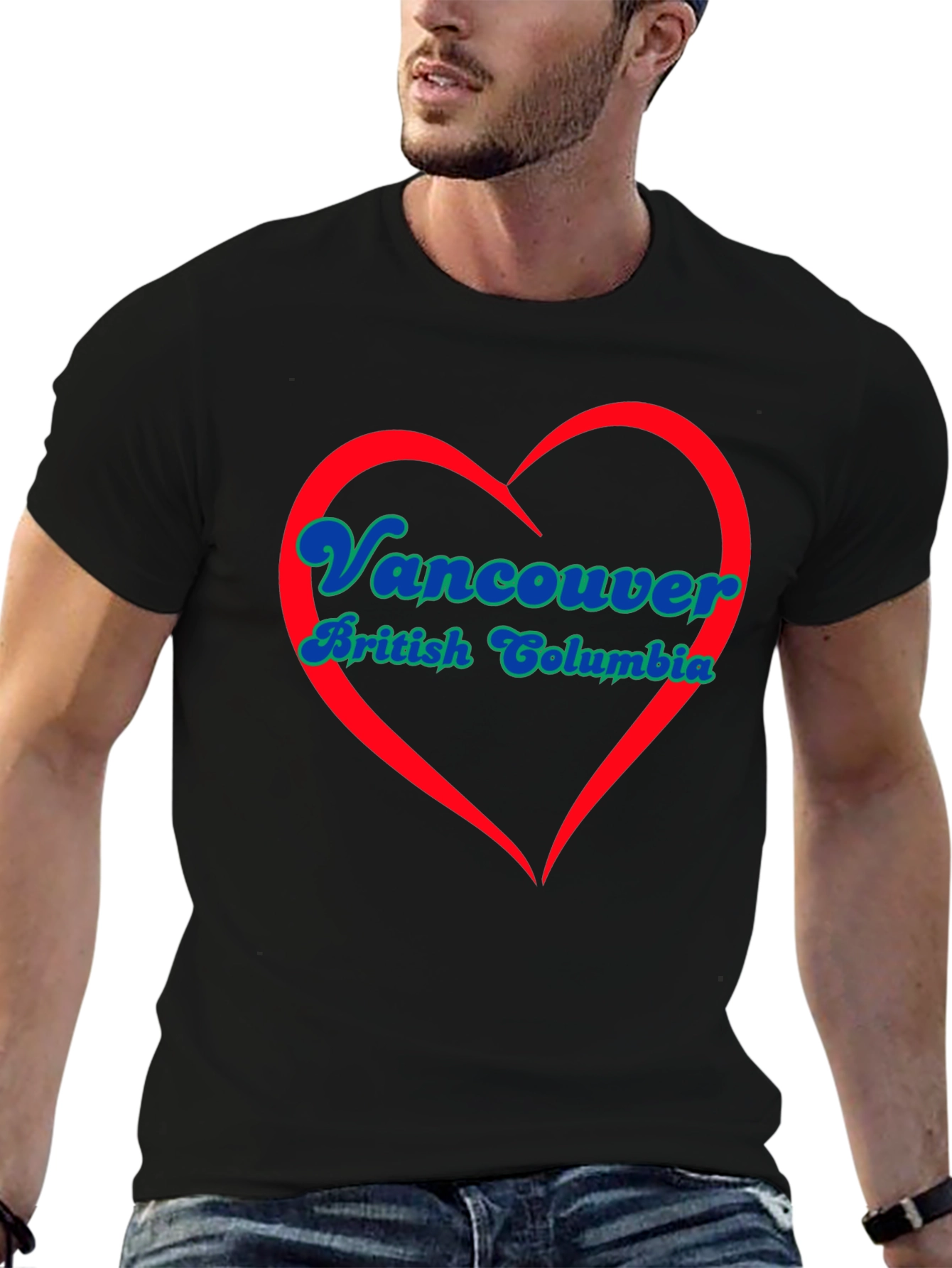 Vancouver British Columbia Heart T-Shirt