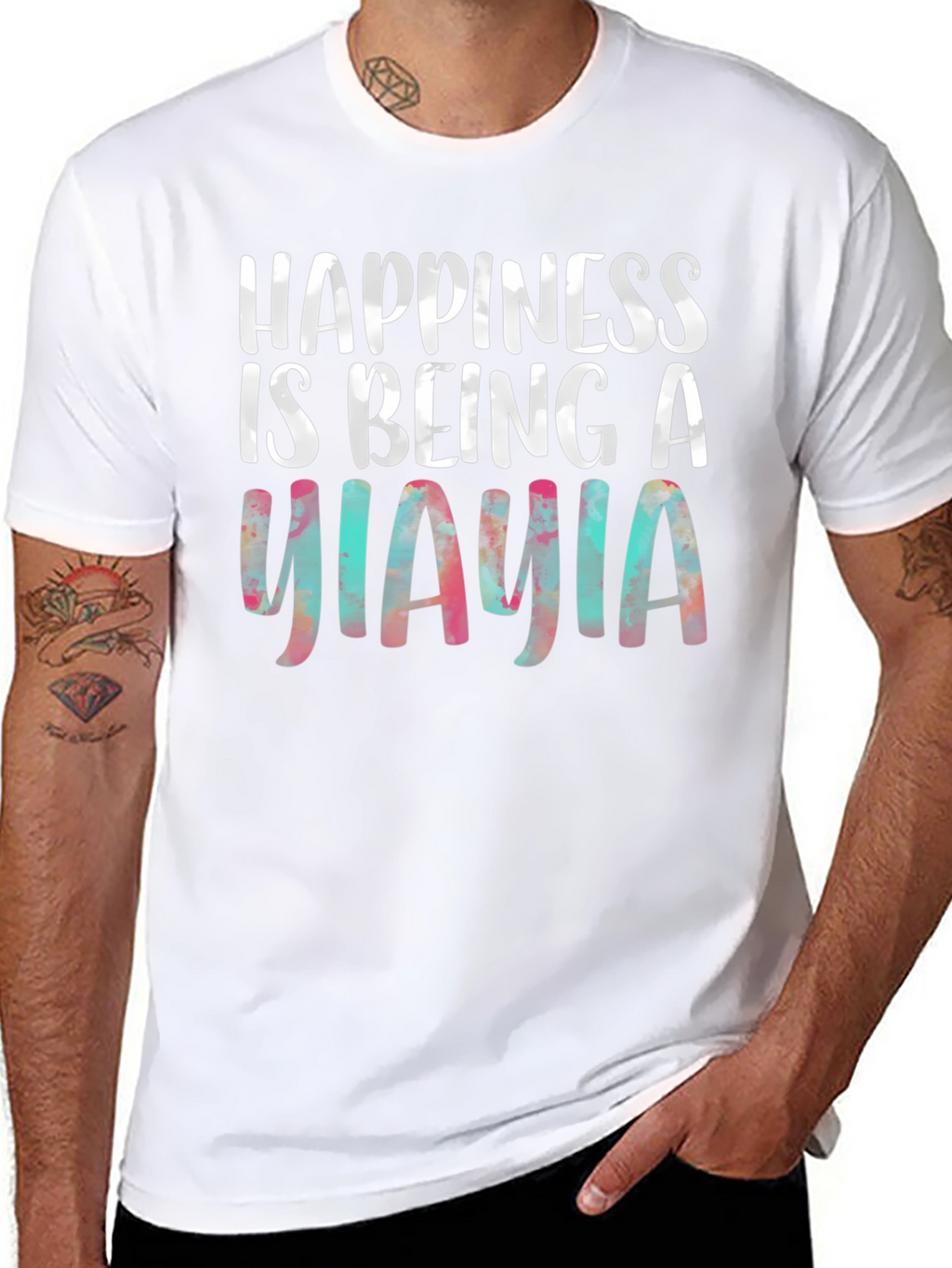 Happiness is Being a Yiayia T-Shirt