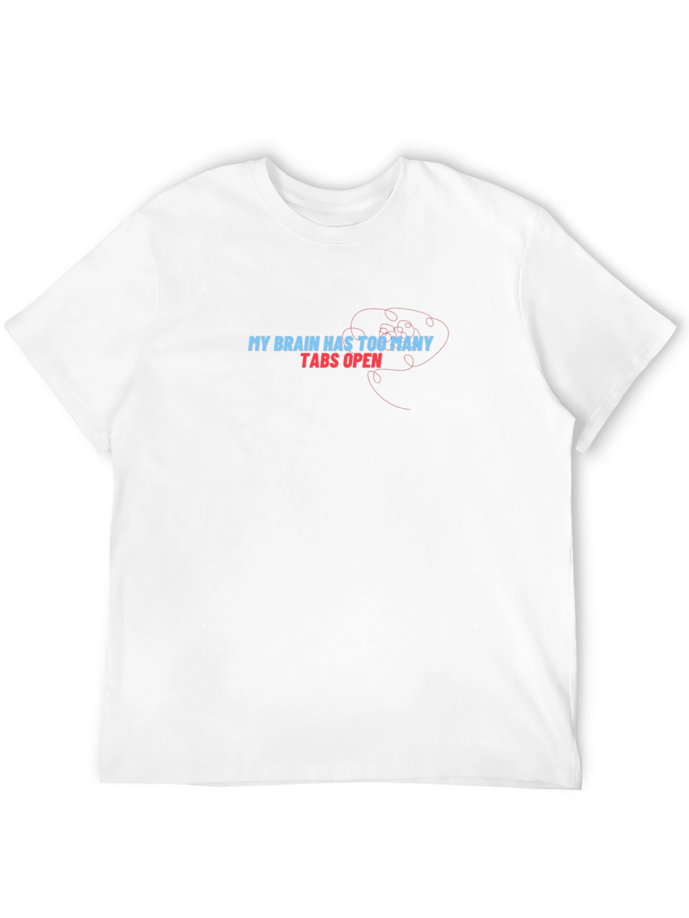 Brain Overload Graphic Tee - Funny Slogan T-Shirt