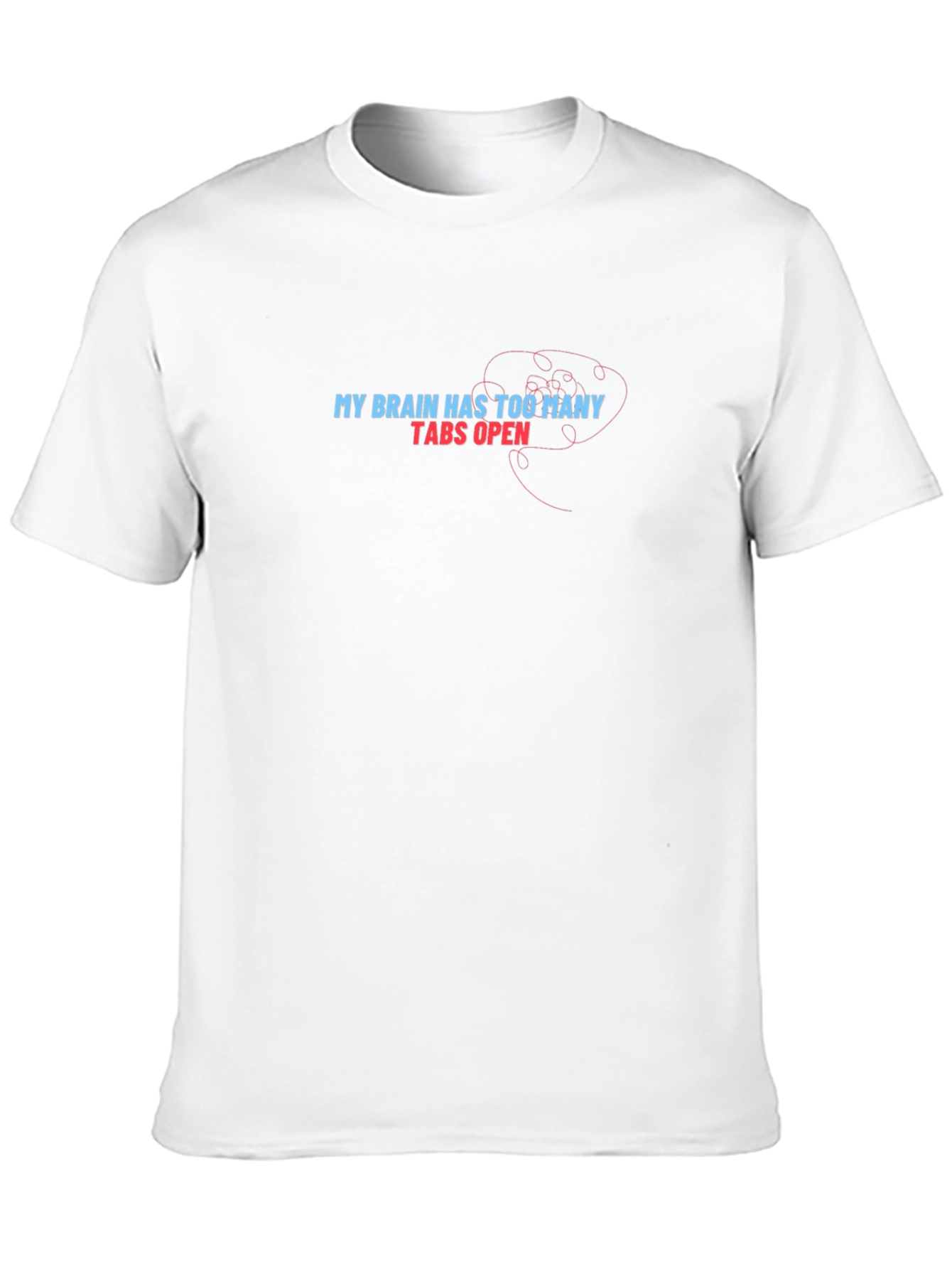 Brain Overload Graphic Tee - Funny Slogan T-Shirt