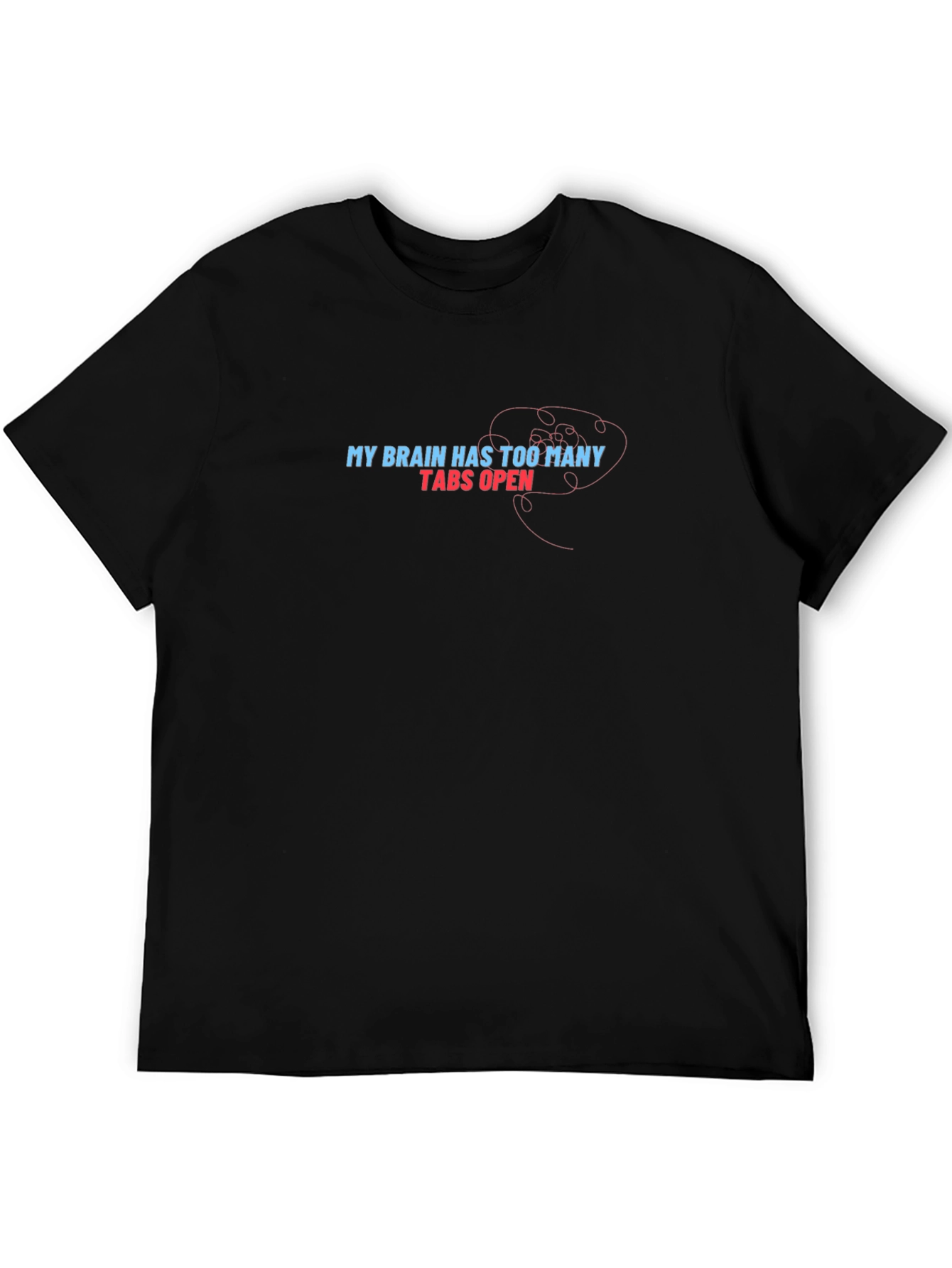 Brain Overload Graphic Tee - Funny Slogan T-Shirt