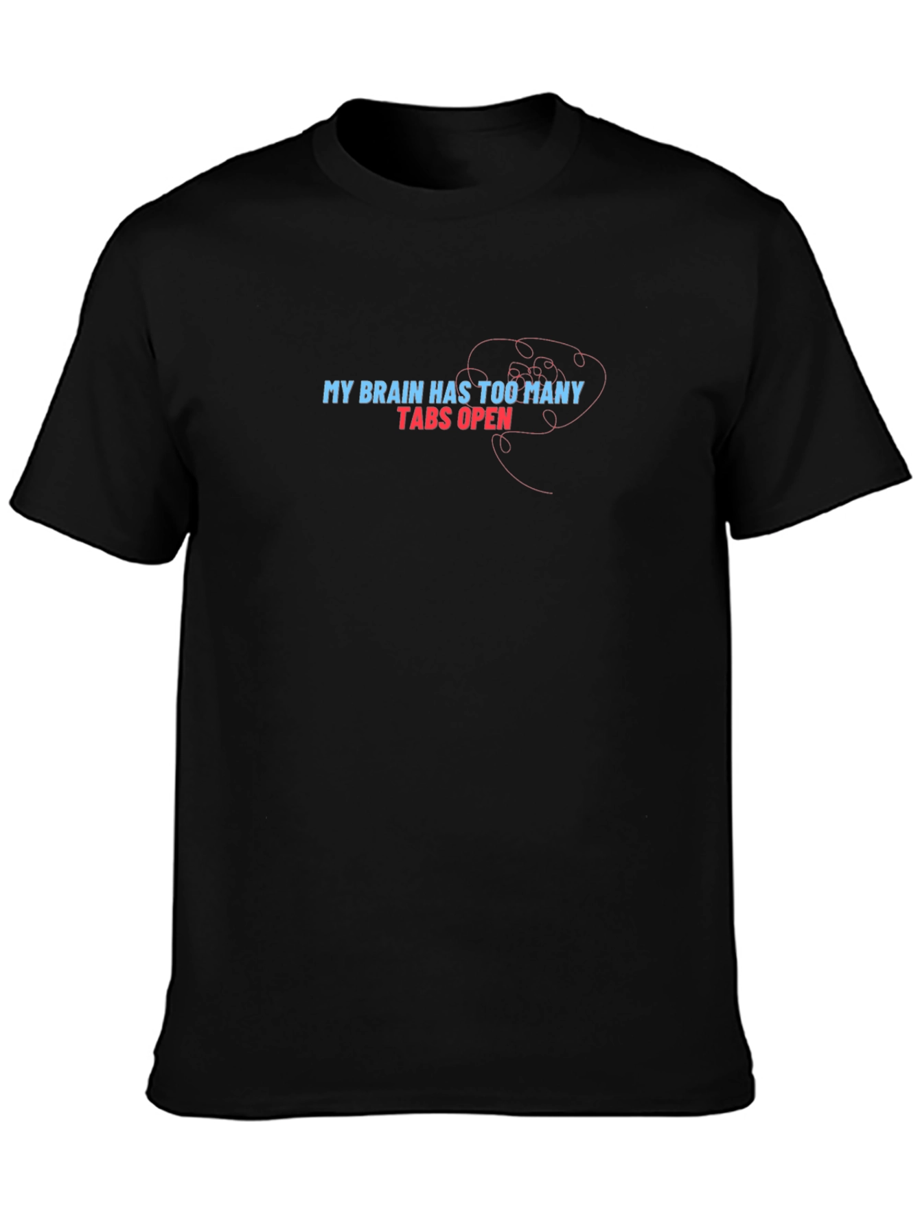 Brain Overload Graphic Tee - Funny Slogan T-Shirt