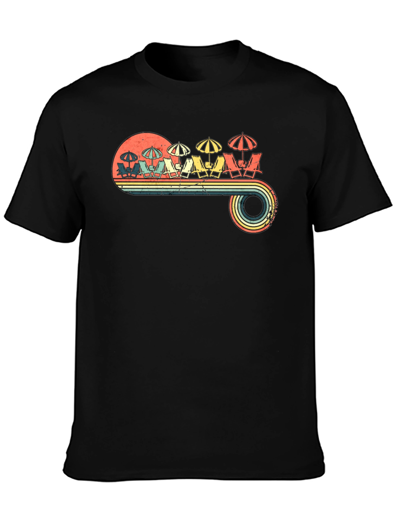 Retro Beach Scene Tee